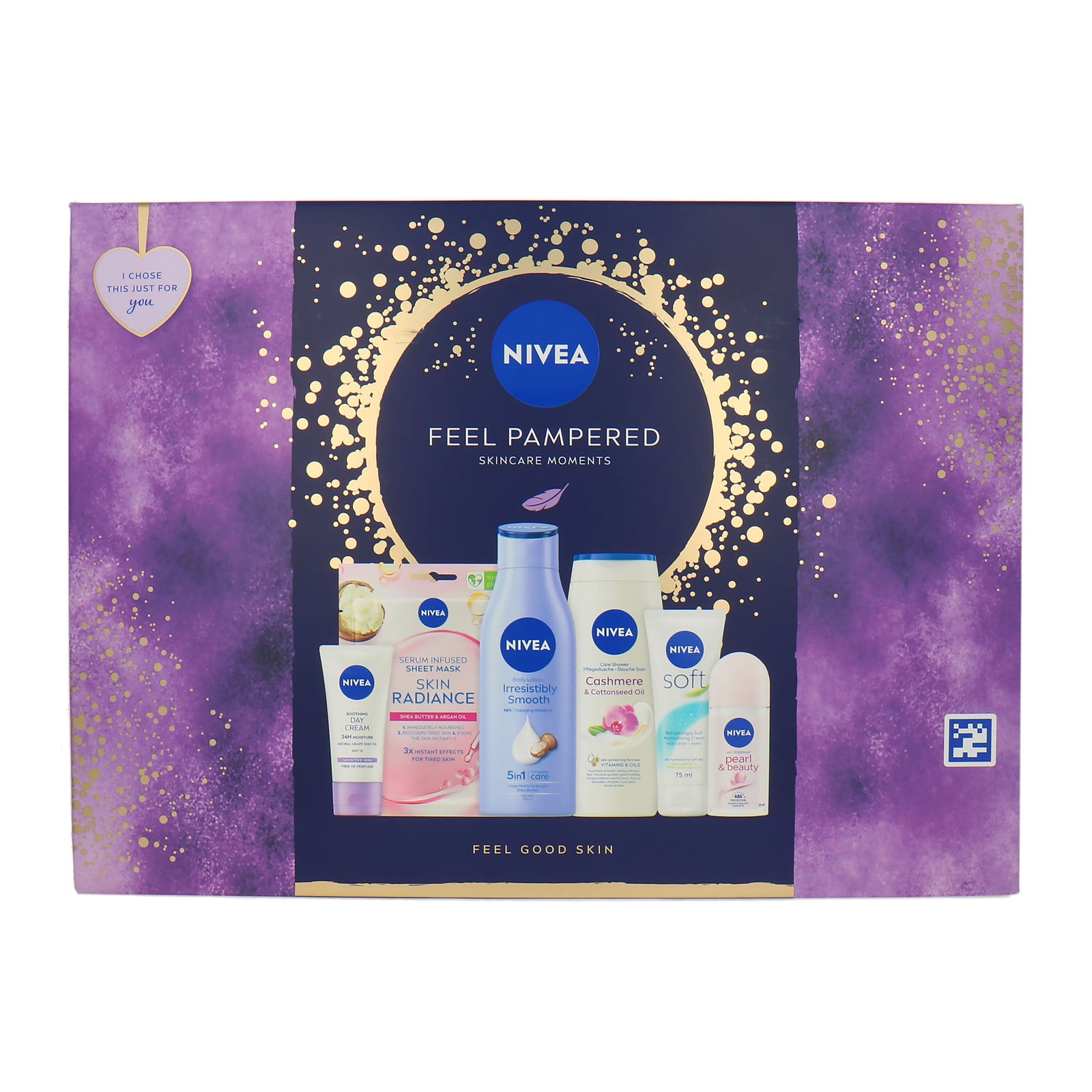 Nivea Feel Pampered cadeauset - 675 ml