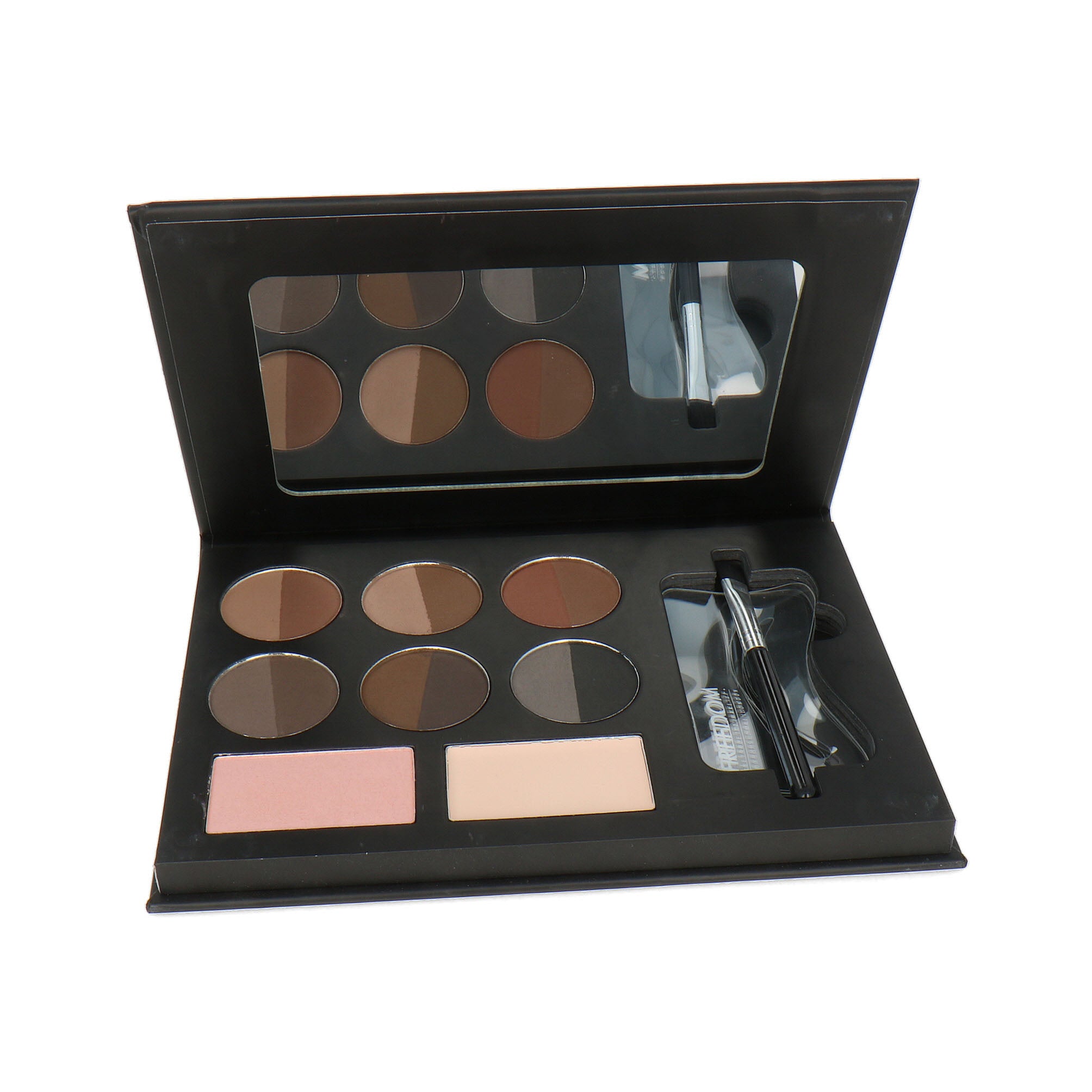 Makeup Revolution Freedom Brow Palette - Medium Dark