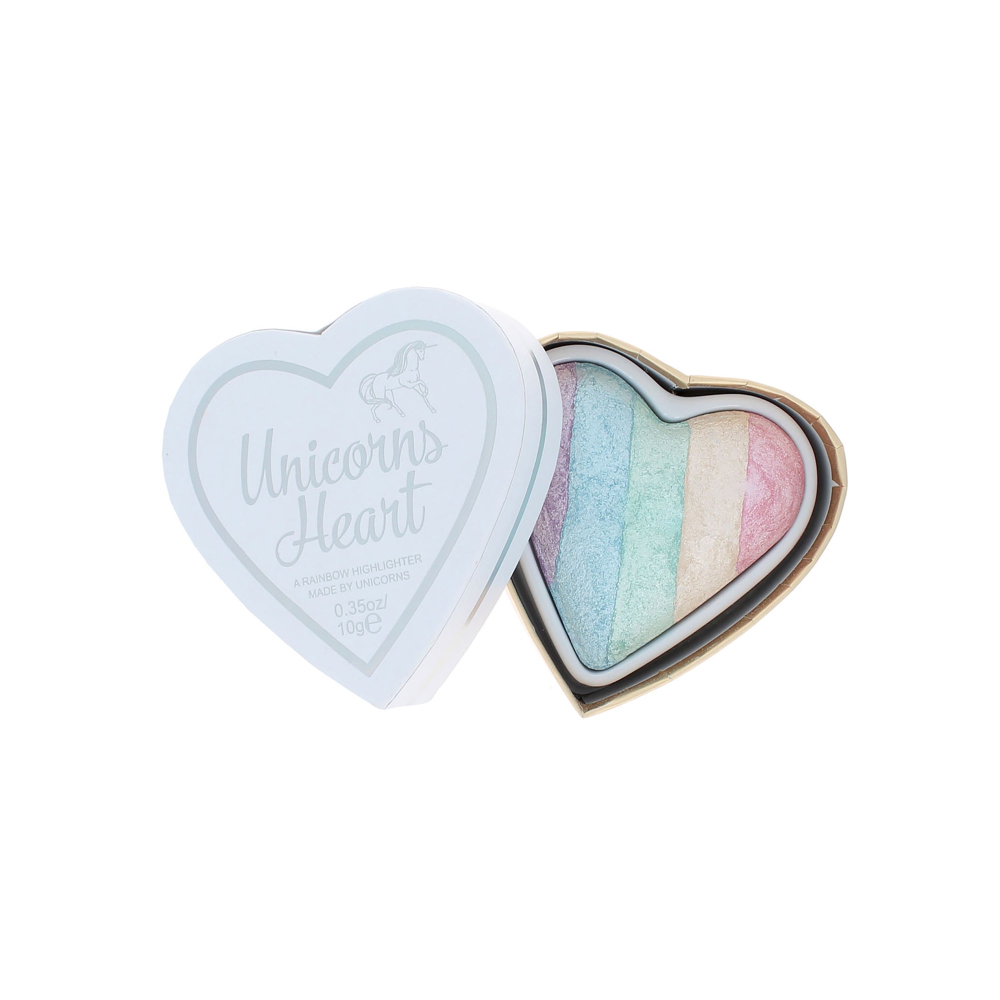 Makeup Revolution Unicorn Heart Triple Baked Highlighter Poeder