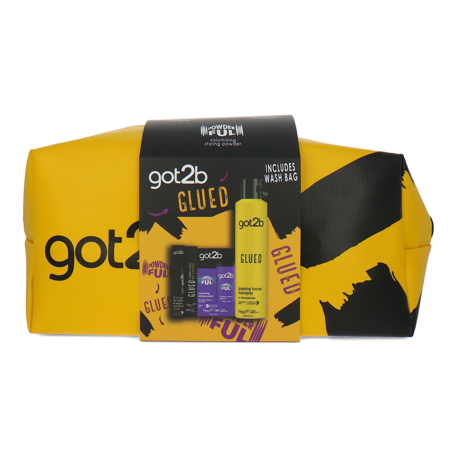 Schwarzkopf Got2B Glued + Powderful Cadeauset - 316 ml
