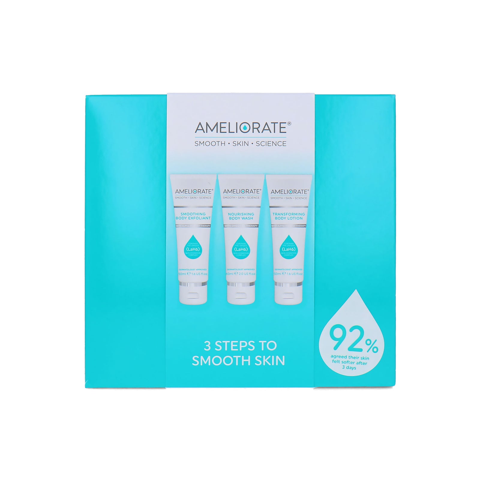 Ameliorate 3 Steps To Smooth Skin Cadeauset - 160 ml