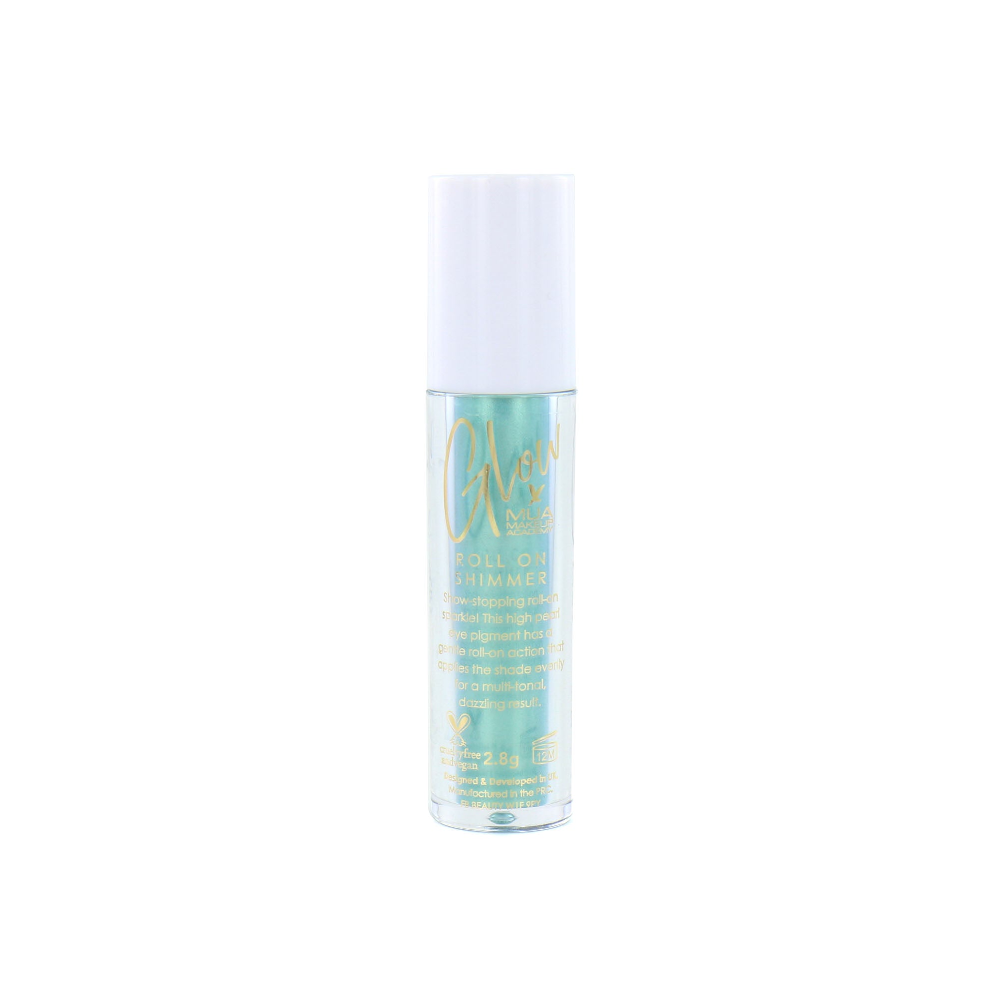 MUA Glow Roll On Shimmer Face & Body Glitter - Tropical Azure