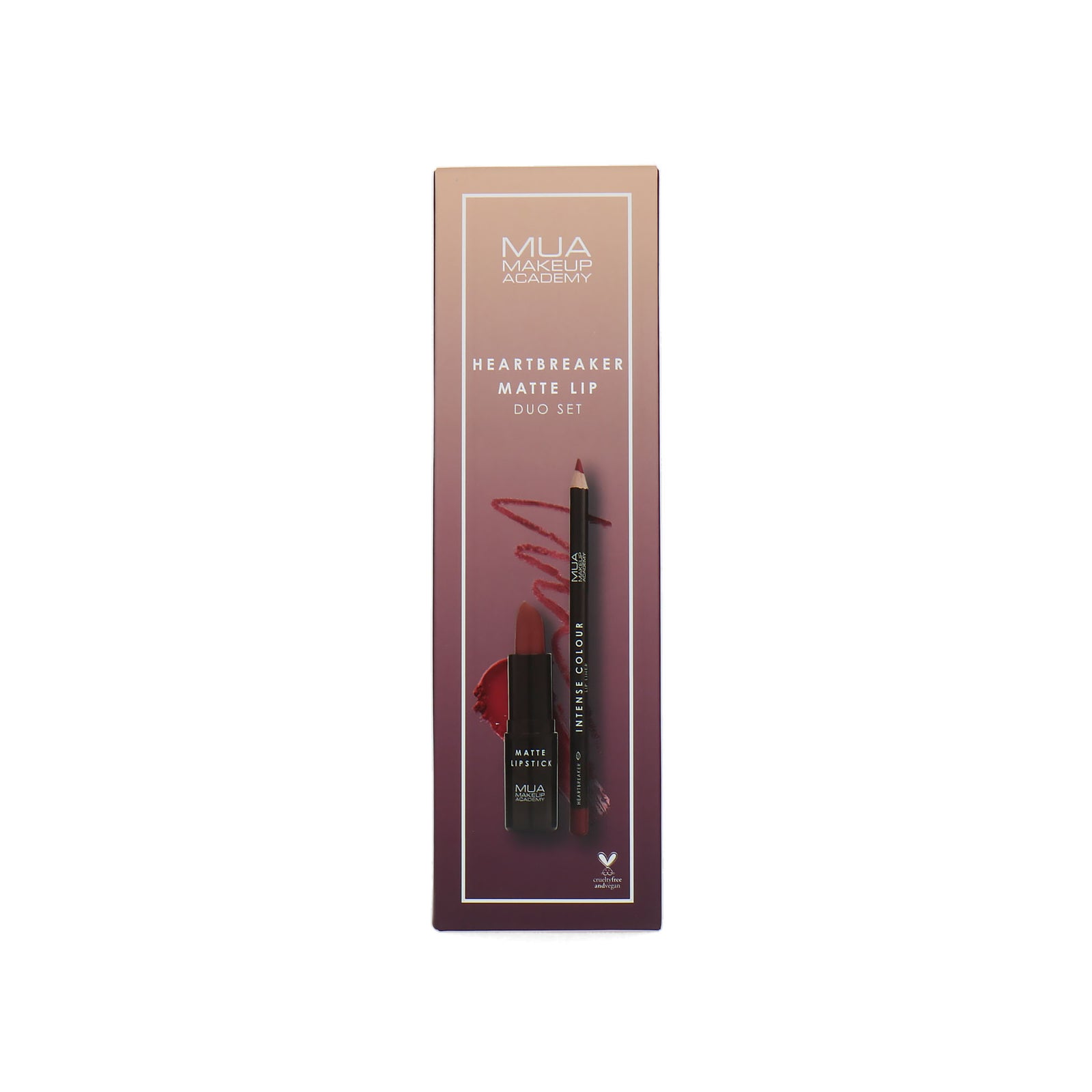 MUA Matte Lip Duo Set - Heartbreaker