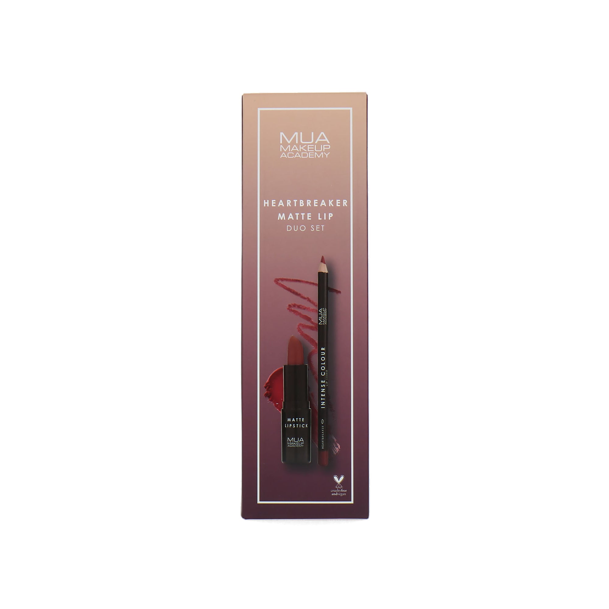 MUA Matte Lip Duo Set - Heartbreaker