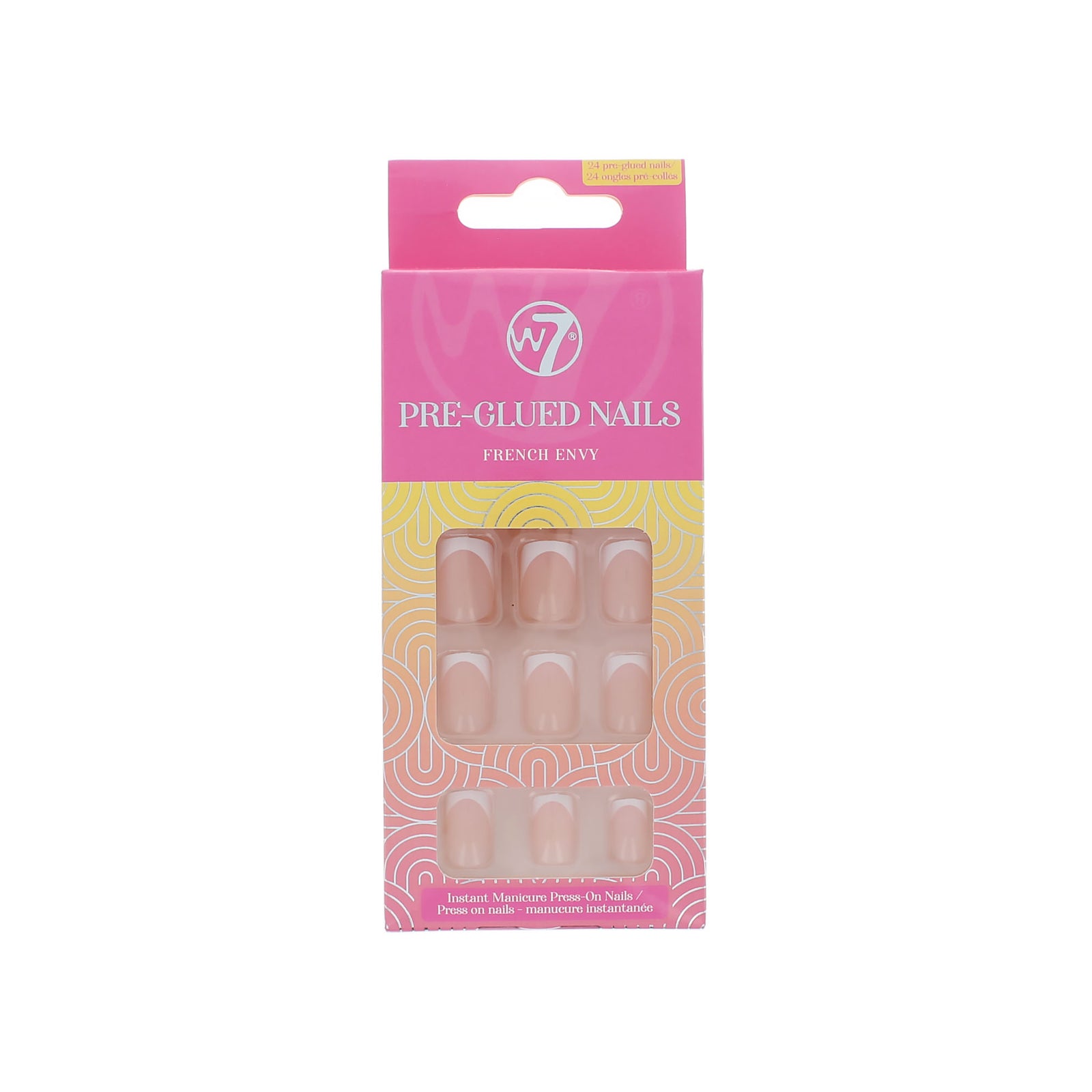 W7 Pre-Glued Nails - French Envy