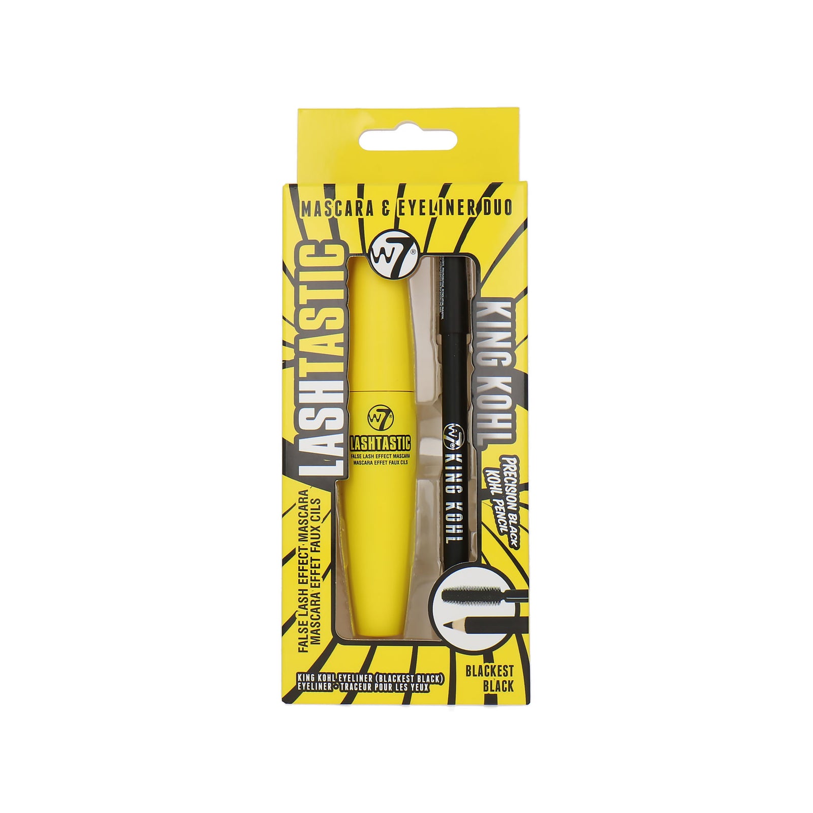 W7 Mascara & Eyeliner Duo - LashTastic & King Kohl