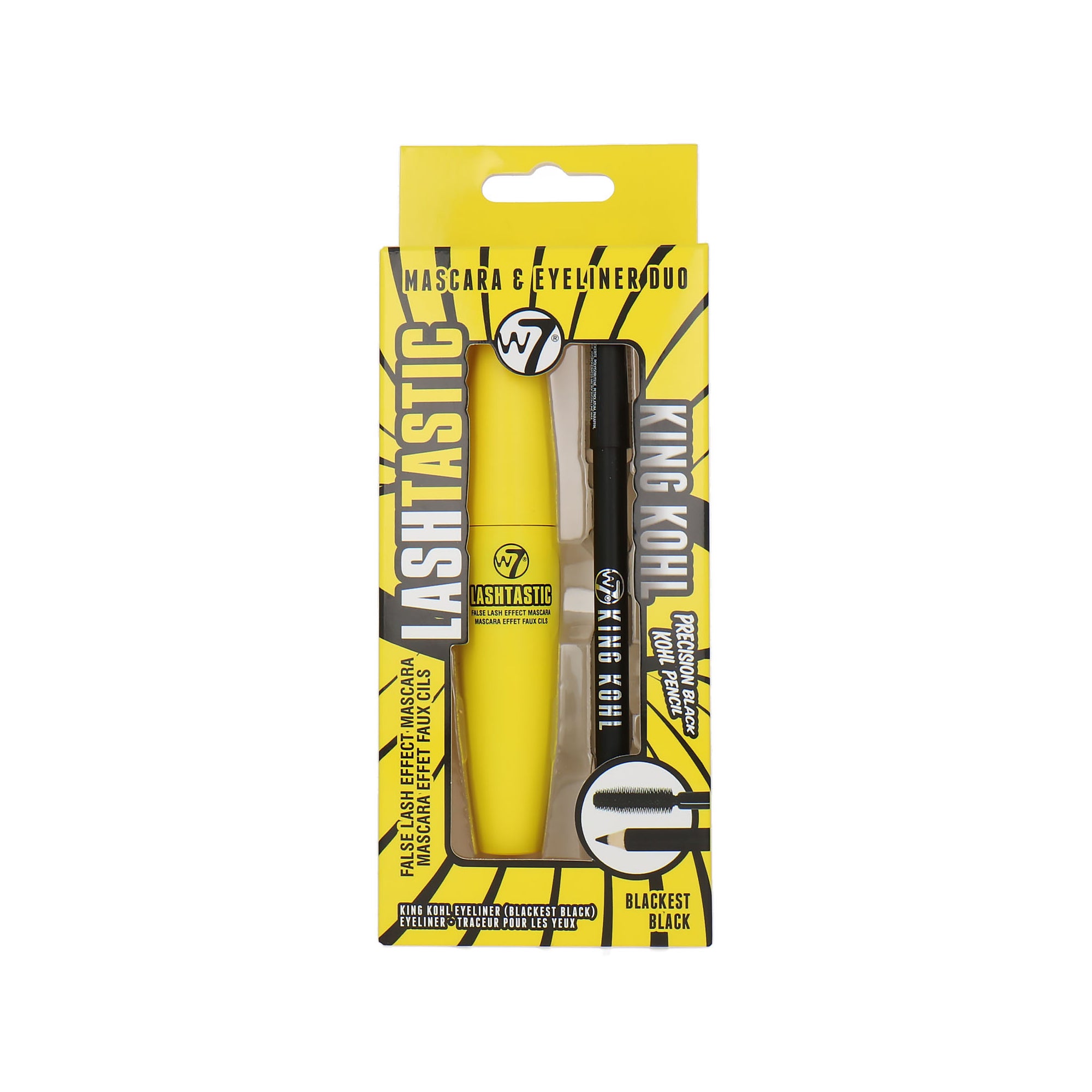 W7 Mascara & Eyeliner Duo - LashTastic & King Kohl