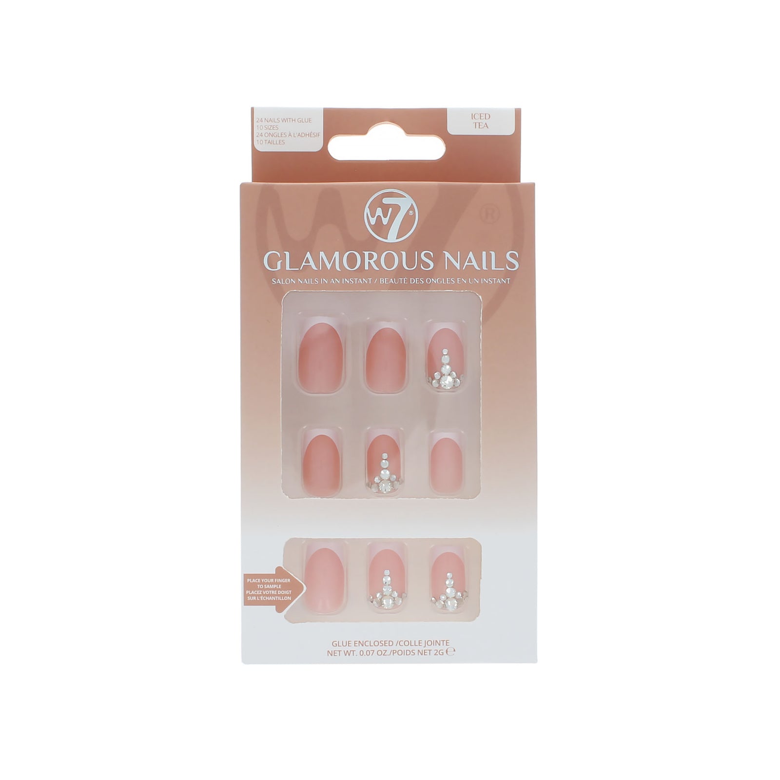 W7 Glamorous Nails - Iced Tea