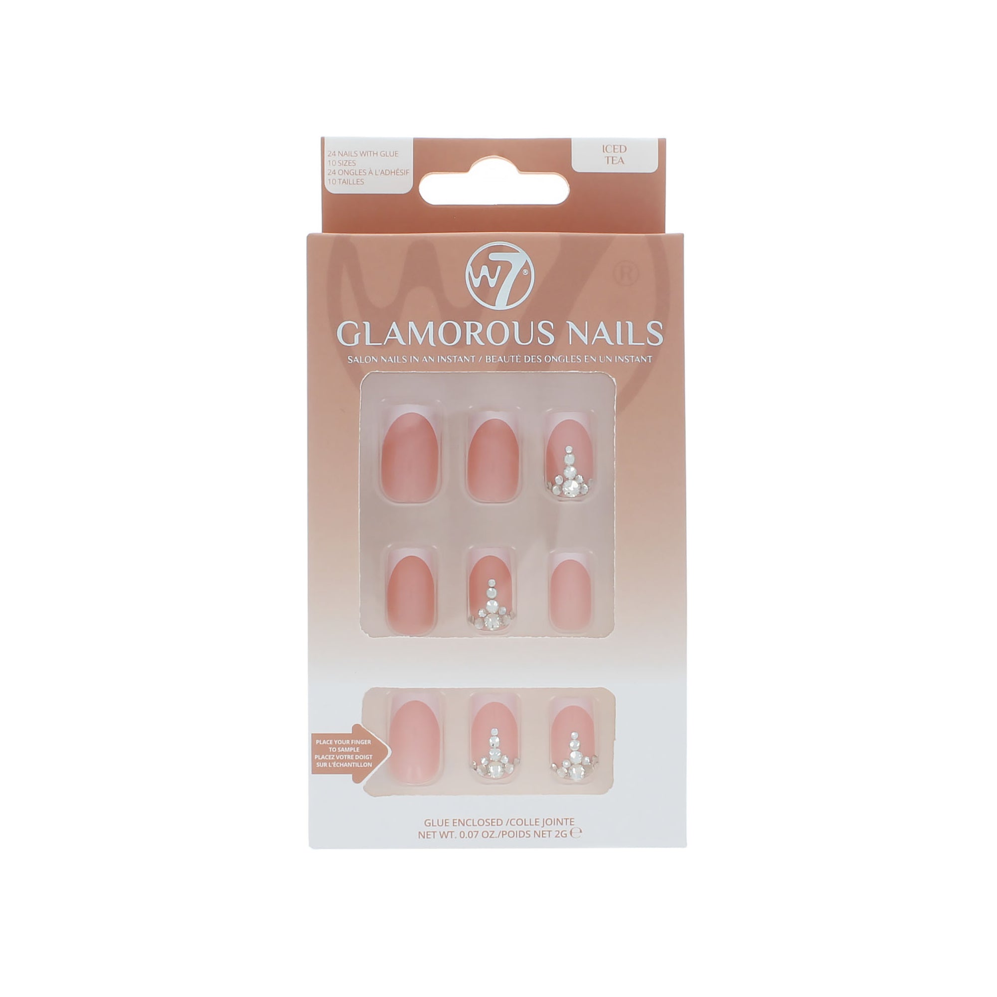 W7 Glamorous Nails - Iced Tea