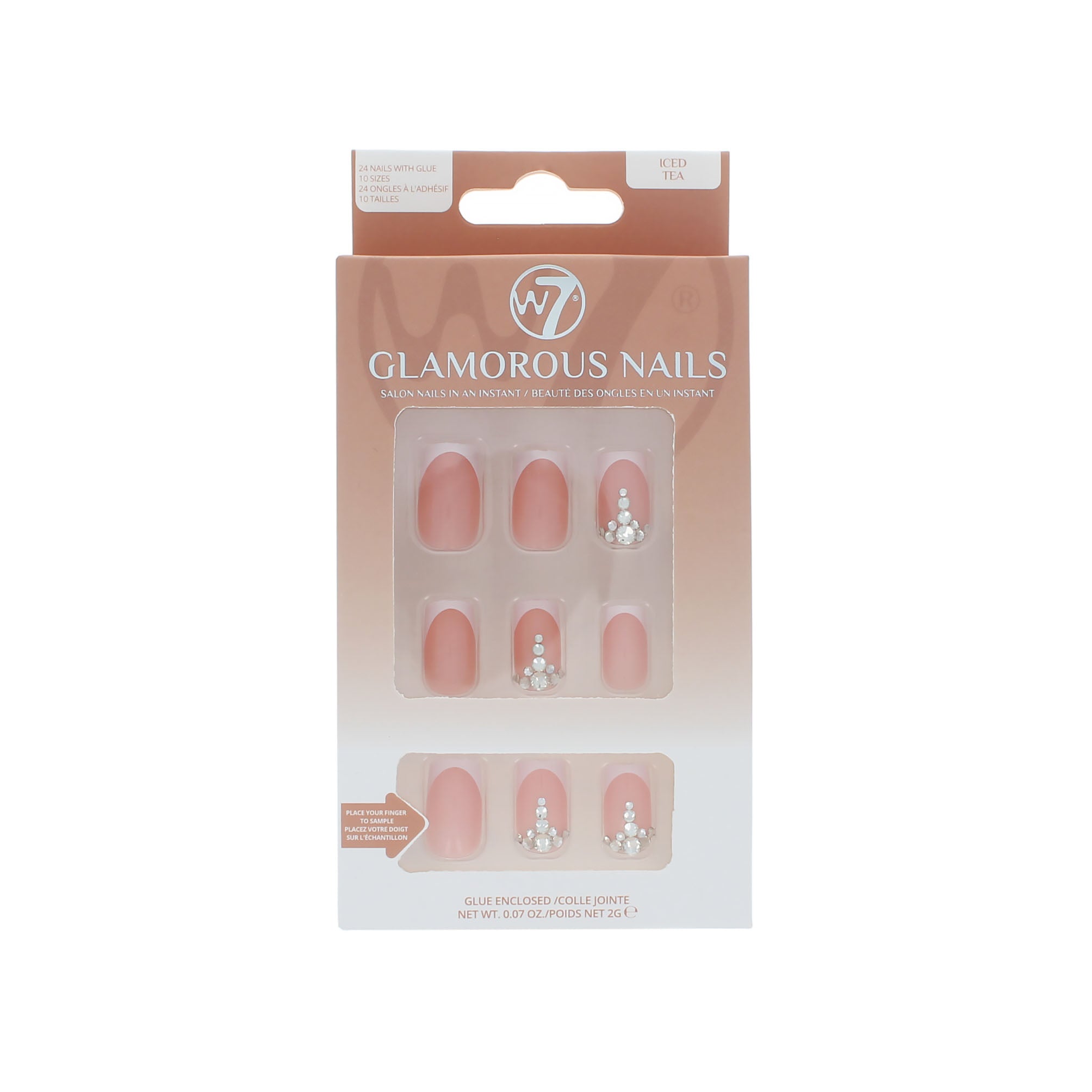 W7 Glamorous Nails - Iced Tea