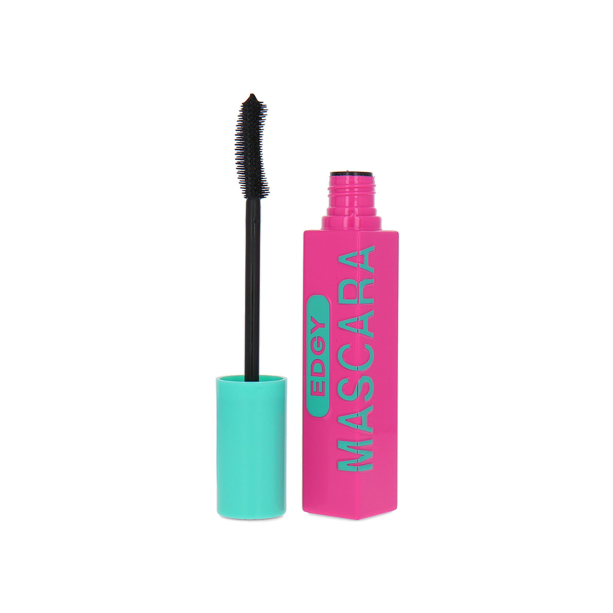 W7 Edgy Curved Brush Mascara - Blackest Black