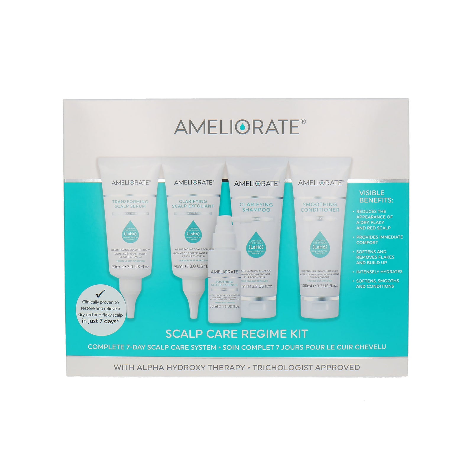Ameliorate Scalp Care Regime Kt Cadeauset - 50-90-90-100-100 ml