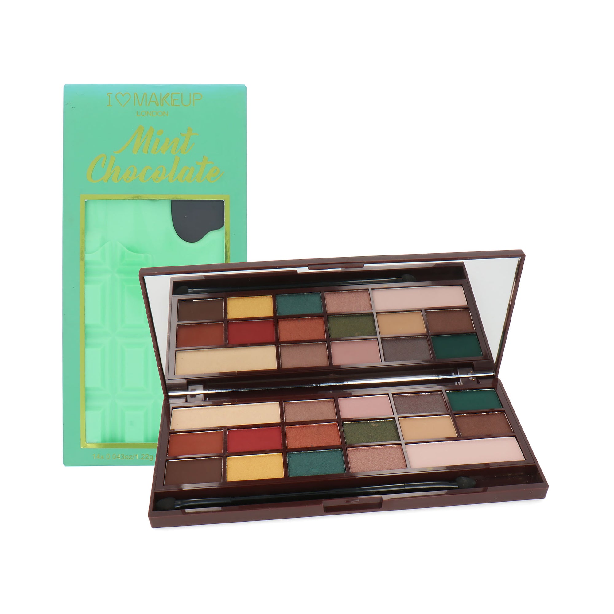 Makeup Revolution I Love Revolution Oogschaduw Palette - Mint Chocolate