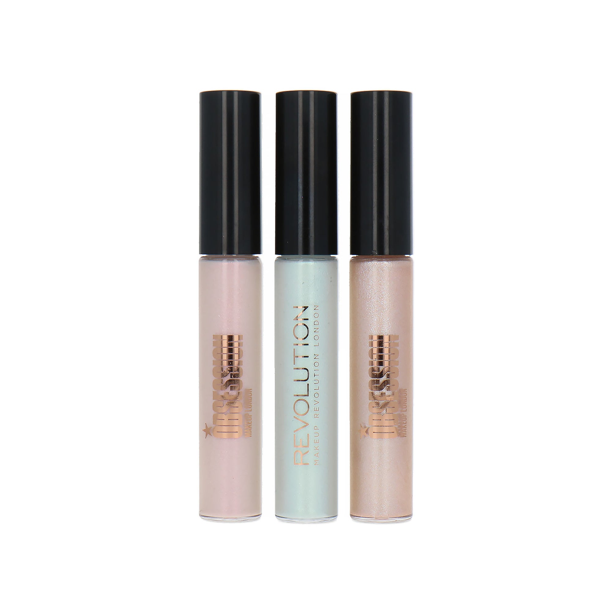 Makeup Revolution Liquid Highlighter - Mermaid's Scale-Erotic-Survivor Peach