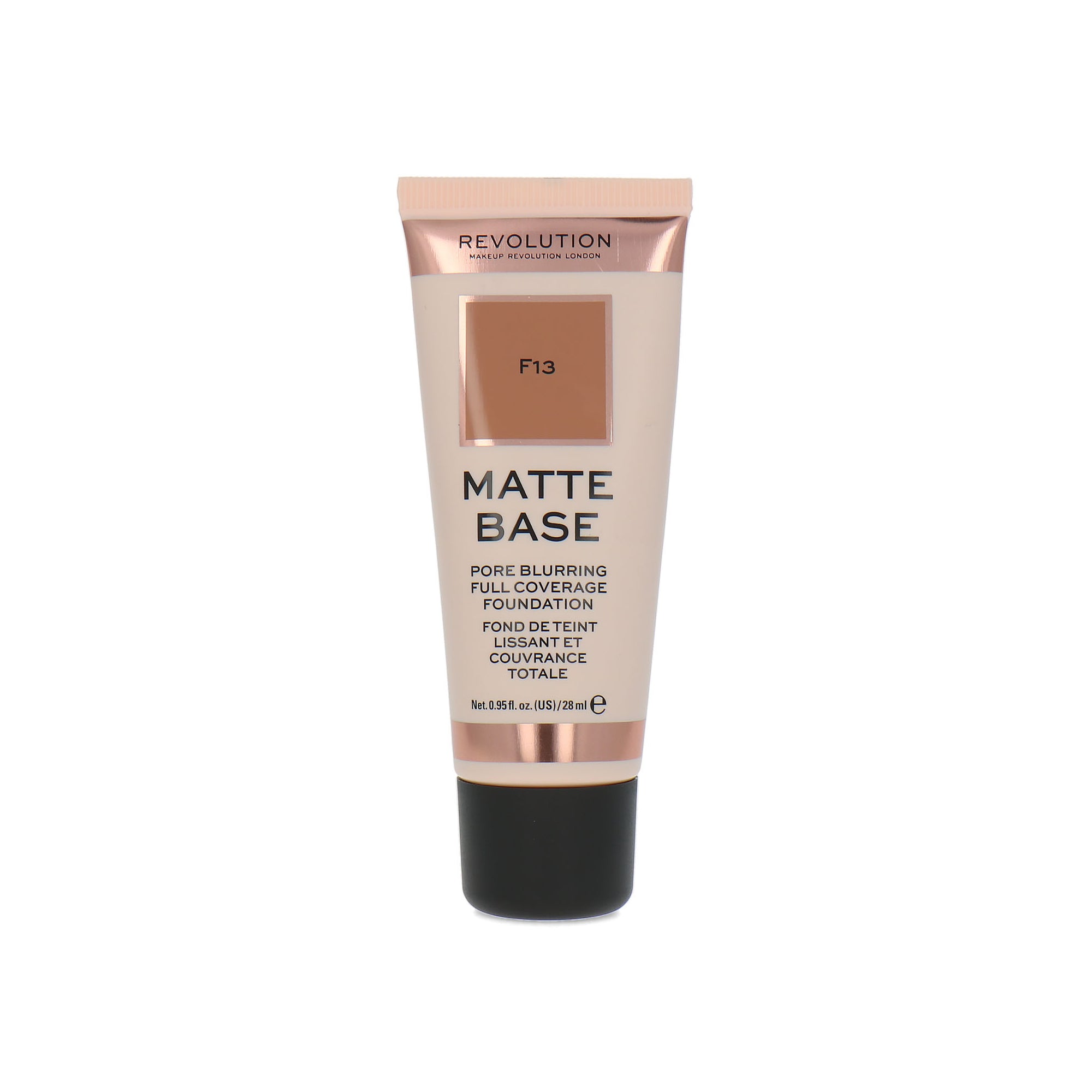 Makeup Revolution Matte Base Pore Blurring Full Coverage Foundation - F13