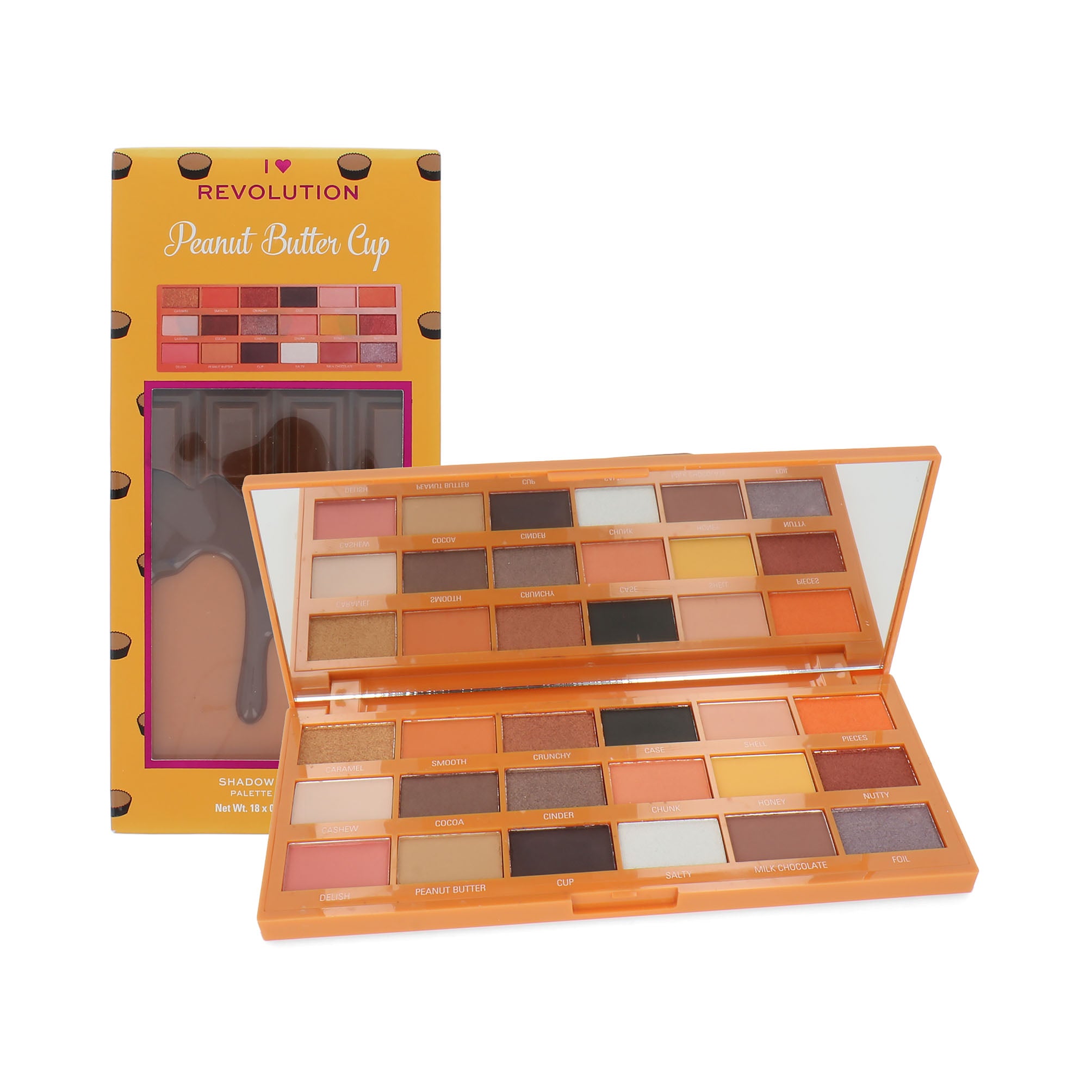 Makeup Revolution I Love Revolution Oogschaduw Palette - Peanut Butter Cup