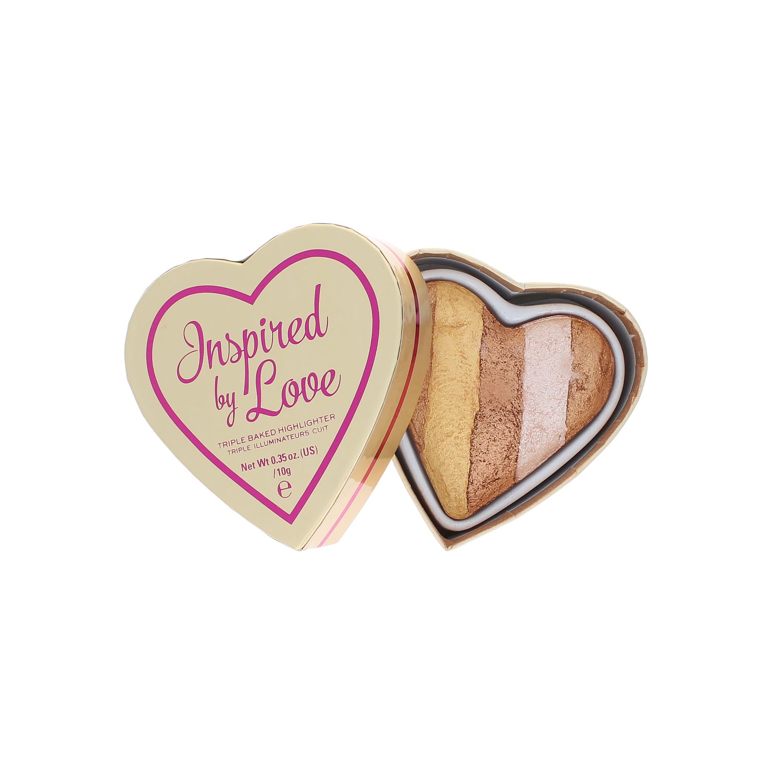 Makeup Revolution Inspired By Love Triple Baked Highlighter Poeder