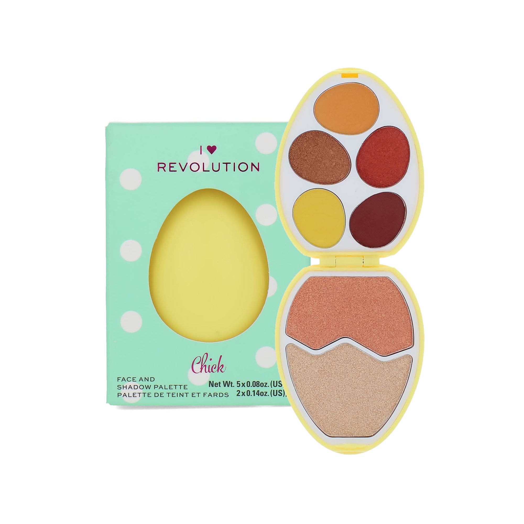 Makeup Revolution I Love Revolution Face and Shadow Palette - Chick