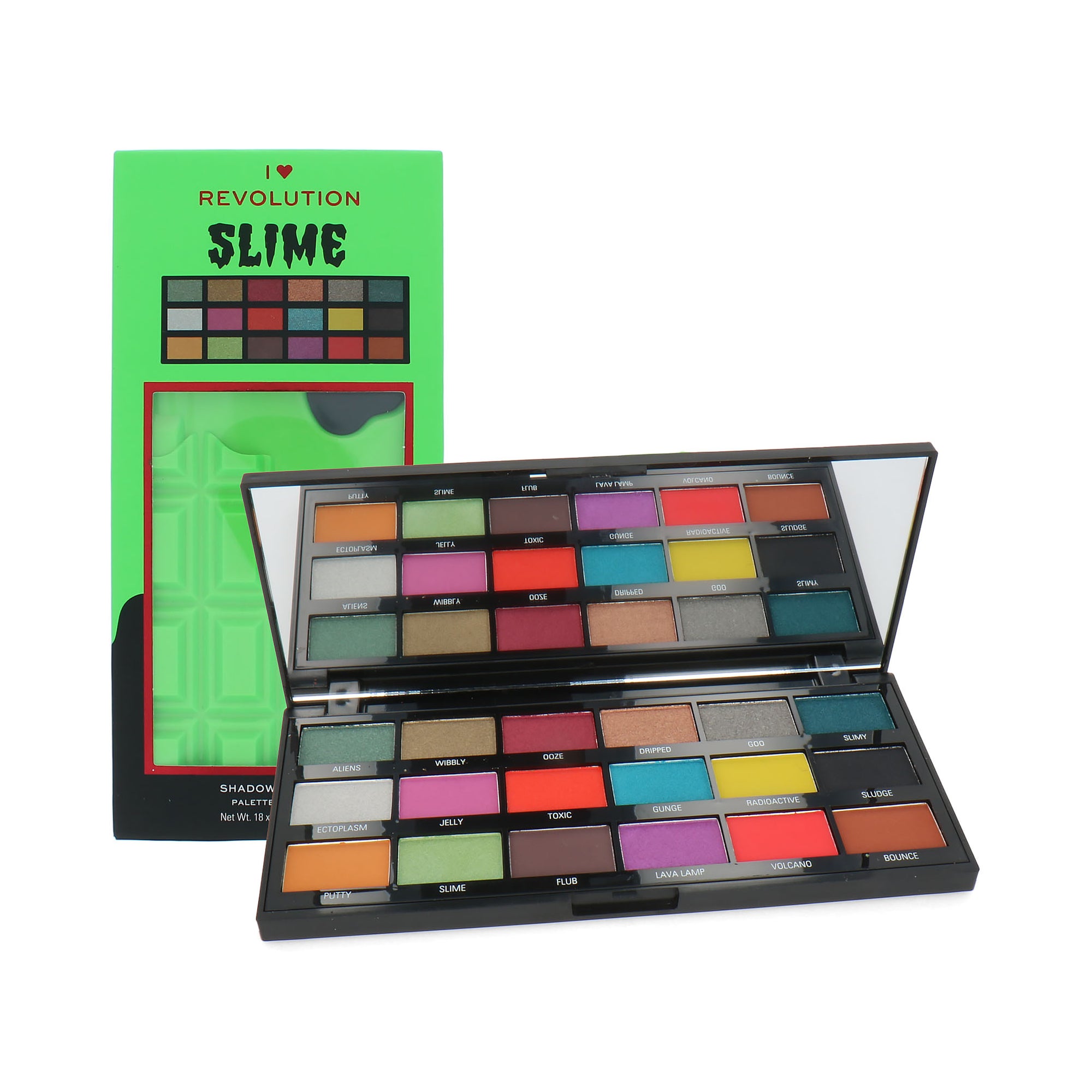 Makeup Revolution I Love Revolution Oogschaduw Palette - Slime