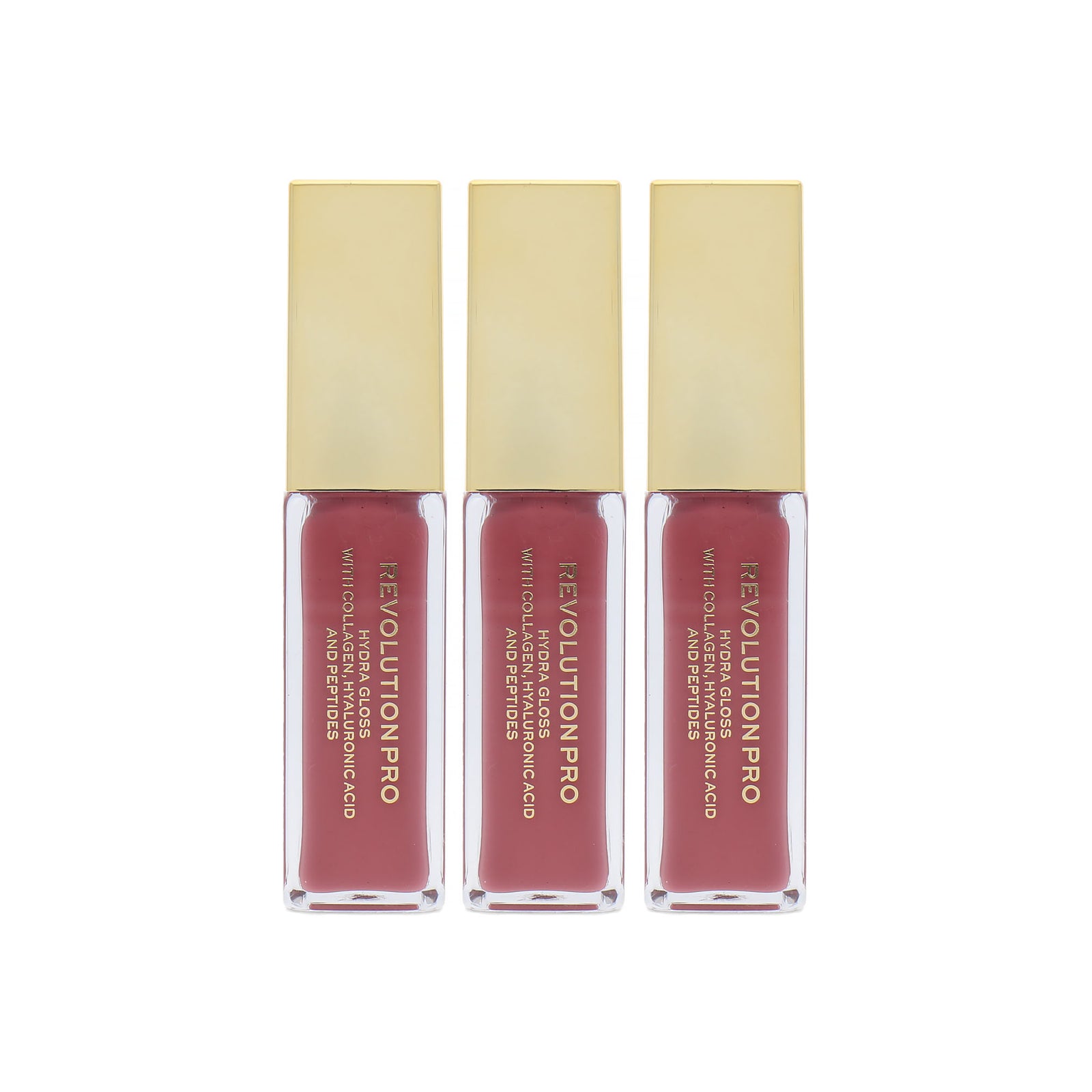 Makeup Revolution Pro Hydra Lipgloss - Flushed (set van 3)