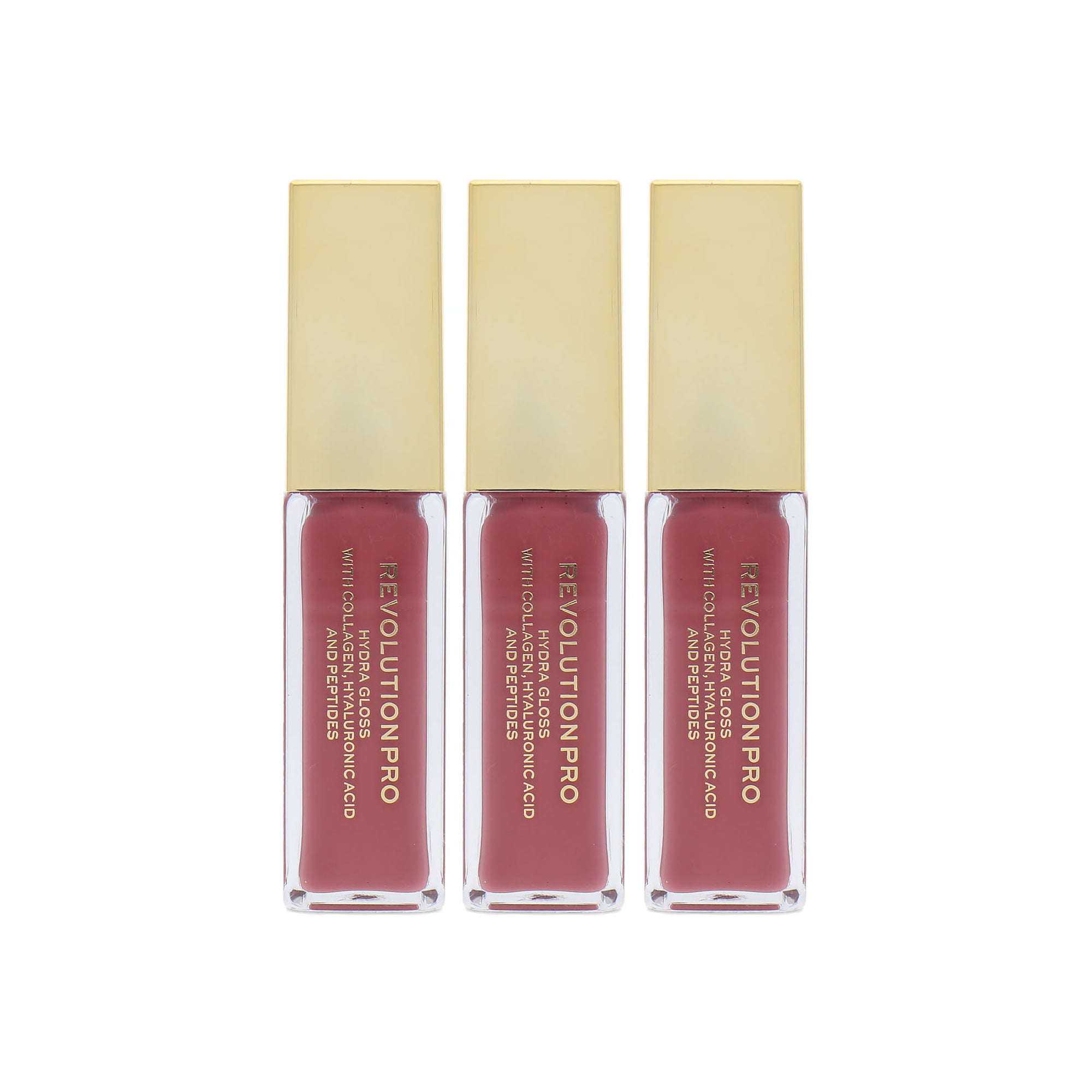 Makeup Revolution Pro Hydra Lipgloss - Flushed (set van 3)