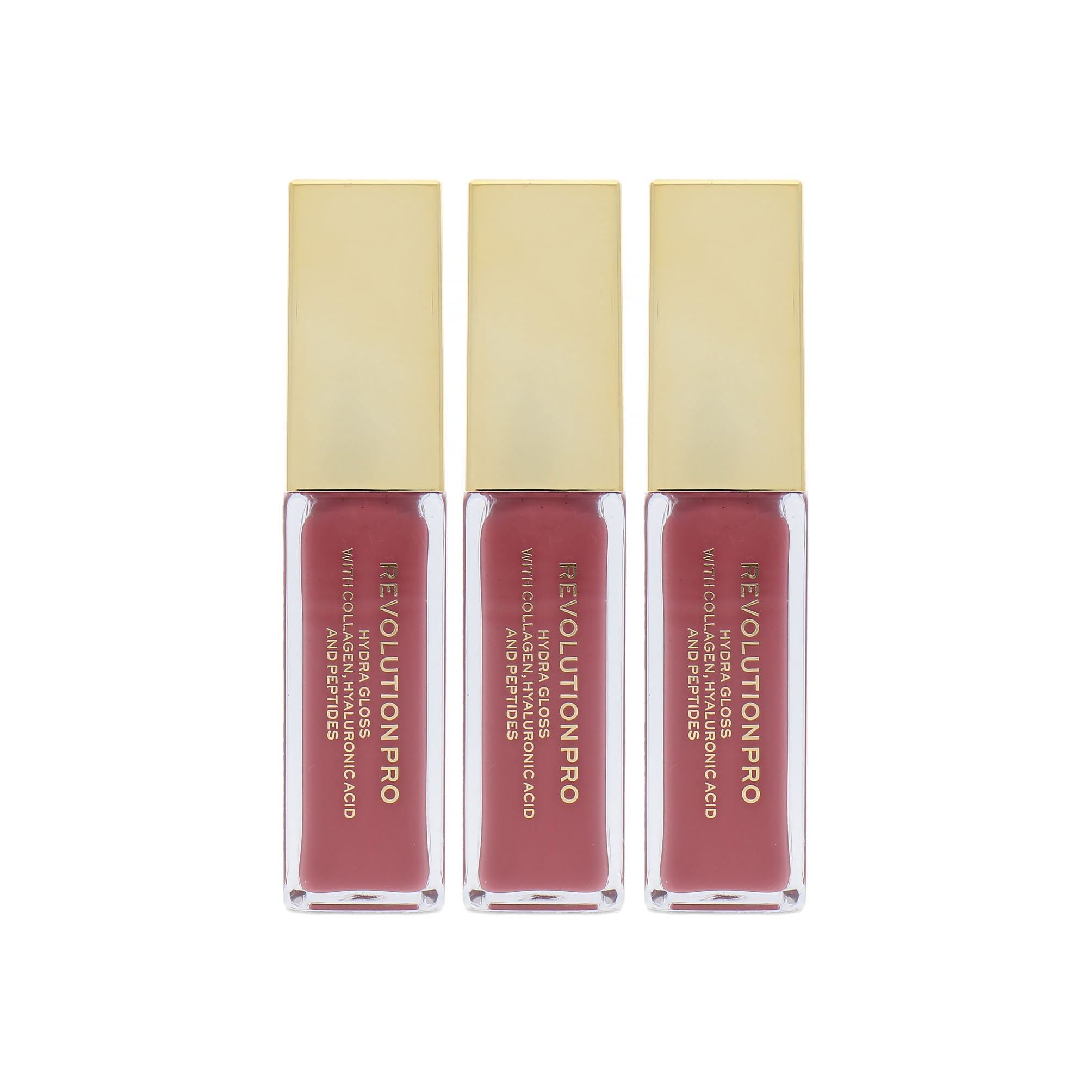 Makeup Revolution Pro Hydra Lipgloss - Flushed (set van 3)