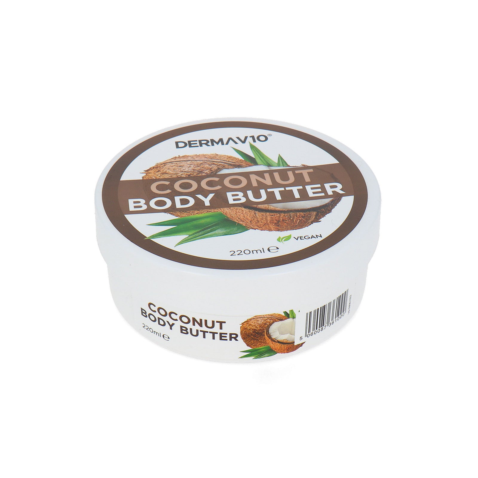 Derma V10 Coconut Body Butter - 220 ml