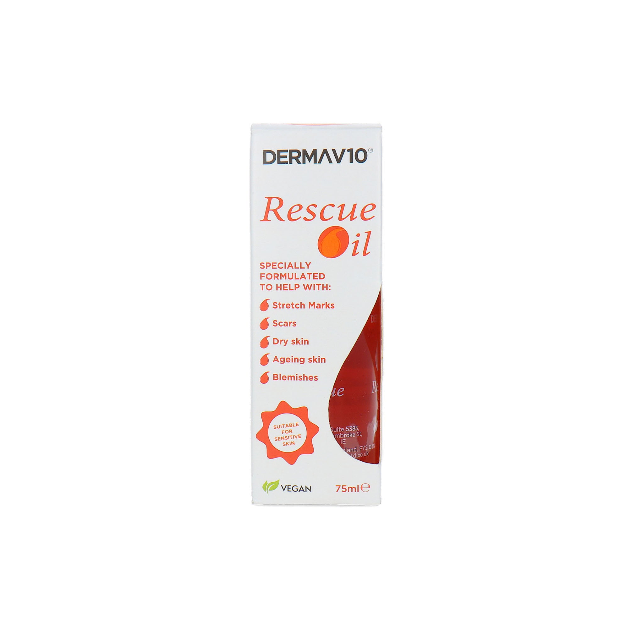 Derma V10 Rescue Oil - 75 ml