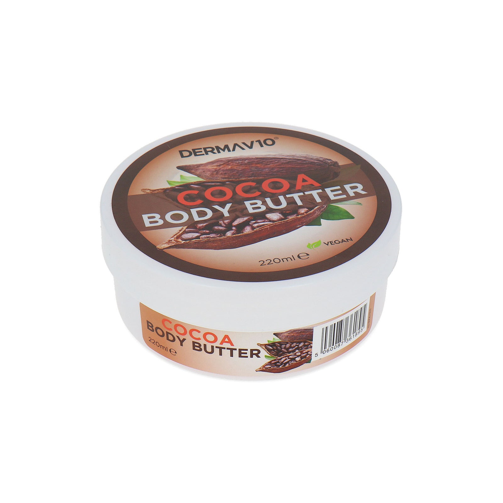 Derma V10 Cocoa Body Butter - 220 ml