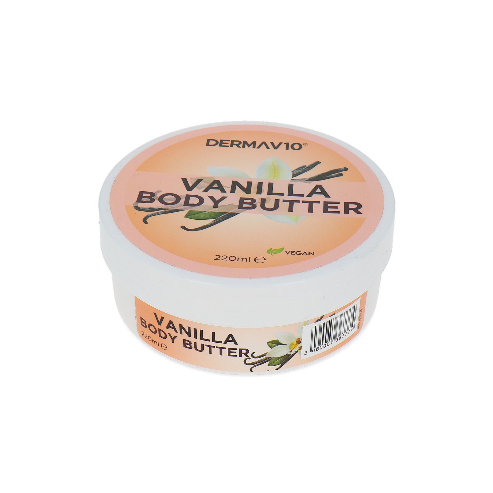 Derma V10 Vanilla Body Butter - 220 ml