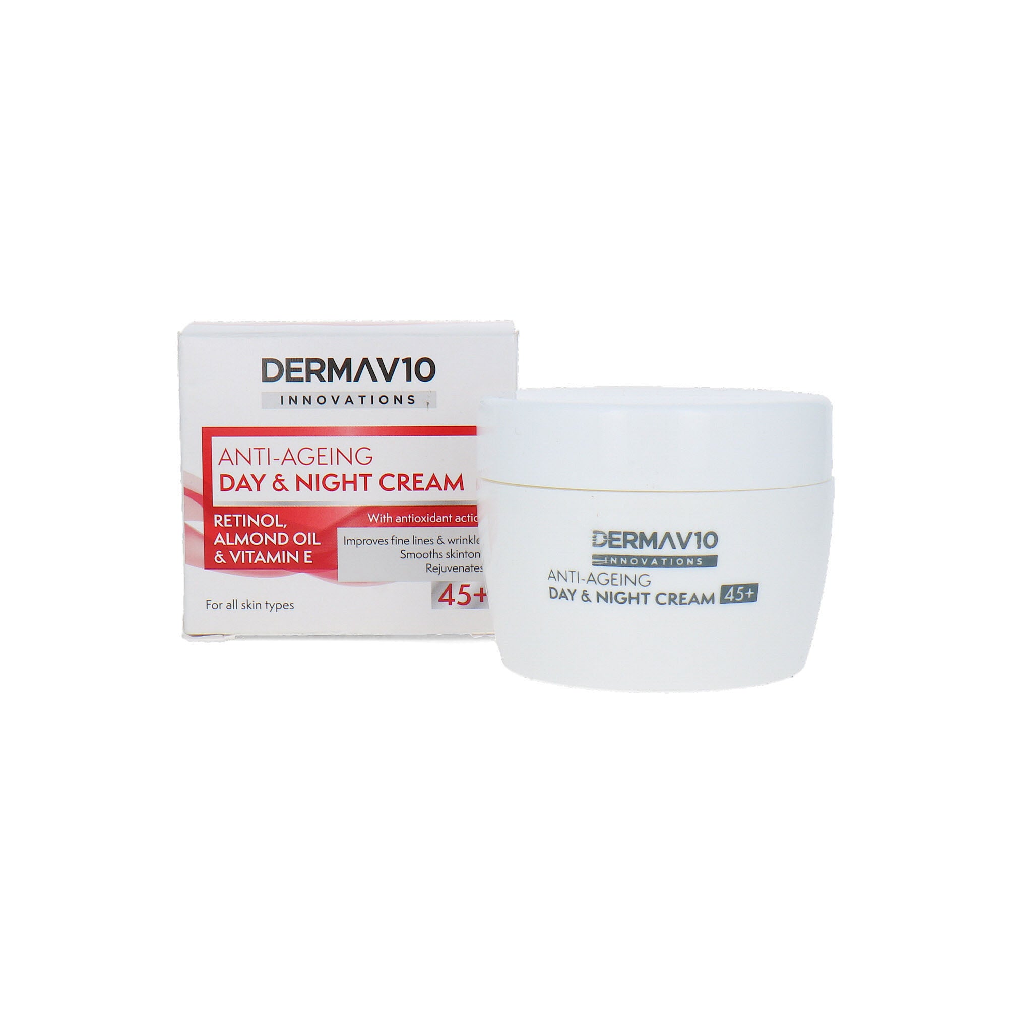 Derma V10 Anti-Ageing Day & Night Cream 45+ - 50 ml