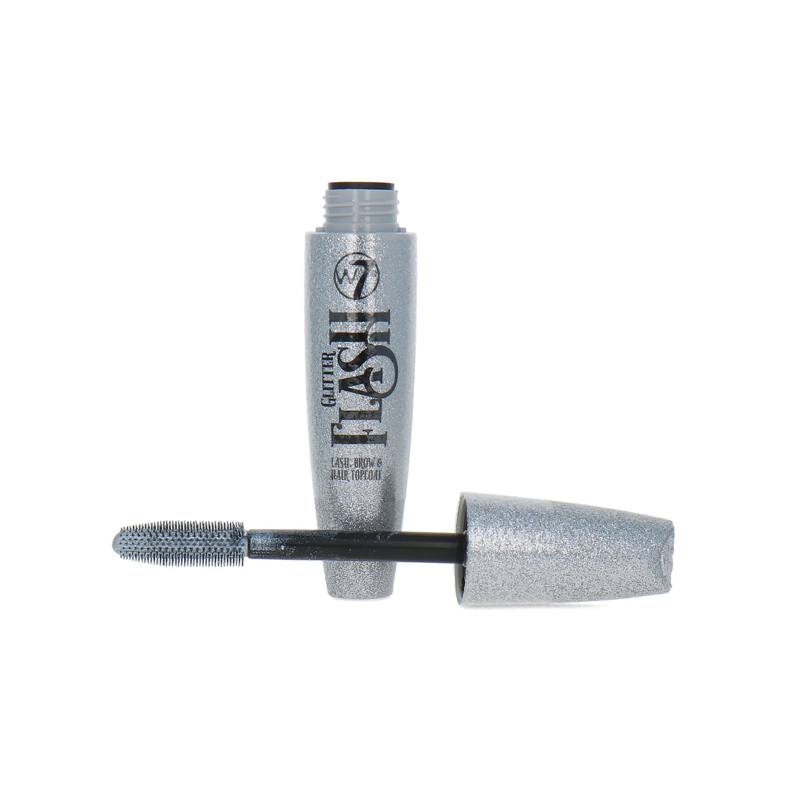 W7 Glitter Flash Lash Brow & Hair Topcoat - Silver Flash