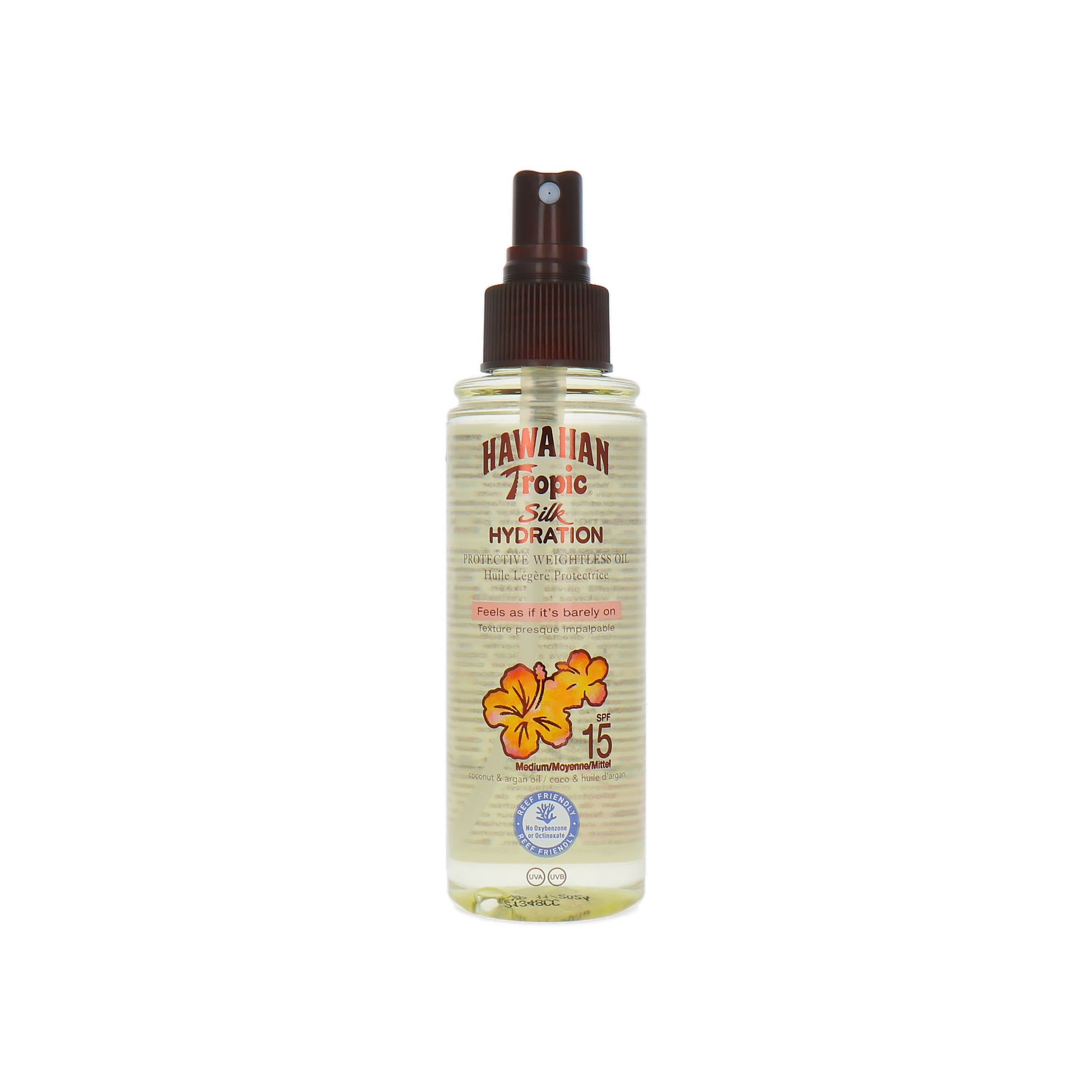 Hawaiian Tropic Silk Hydration Protective Weightless Oil Medium SPF 15 - 150 ml