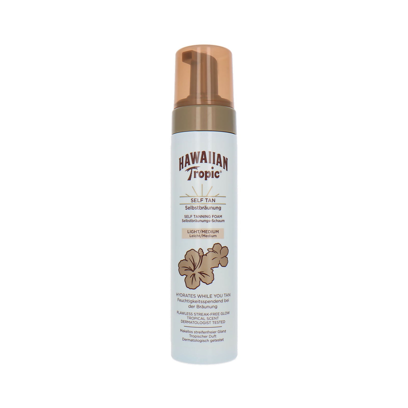 Hawaiian Tropic Self Tanning Foam Light/Medium - 200 ml
