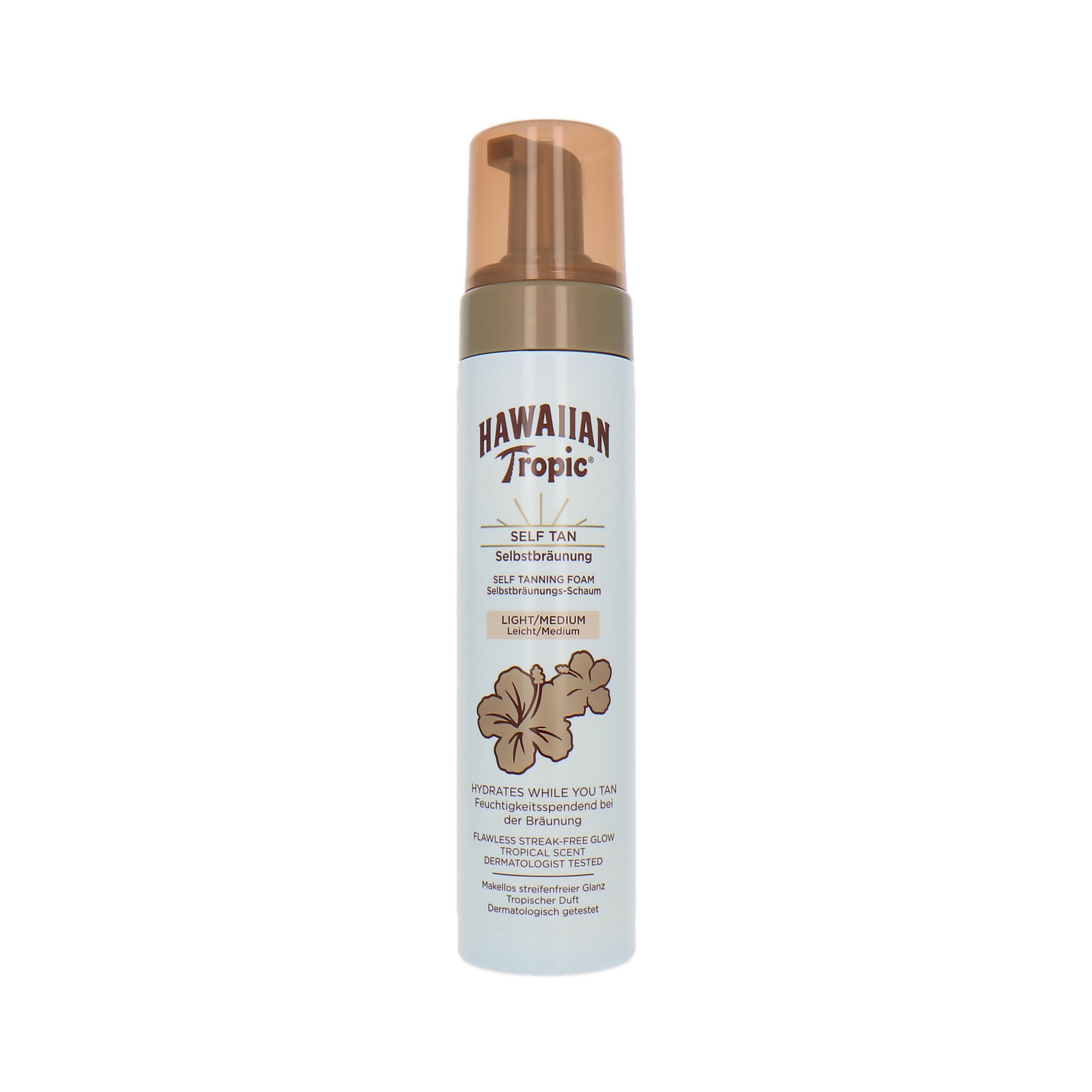 Hawaiian Tropic Self Tanning Foam Light/Medium - 200 ml