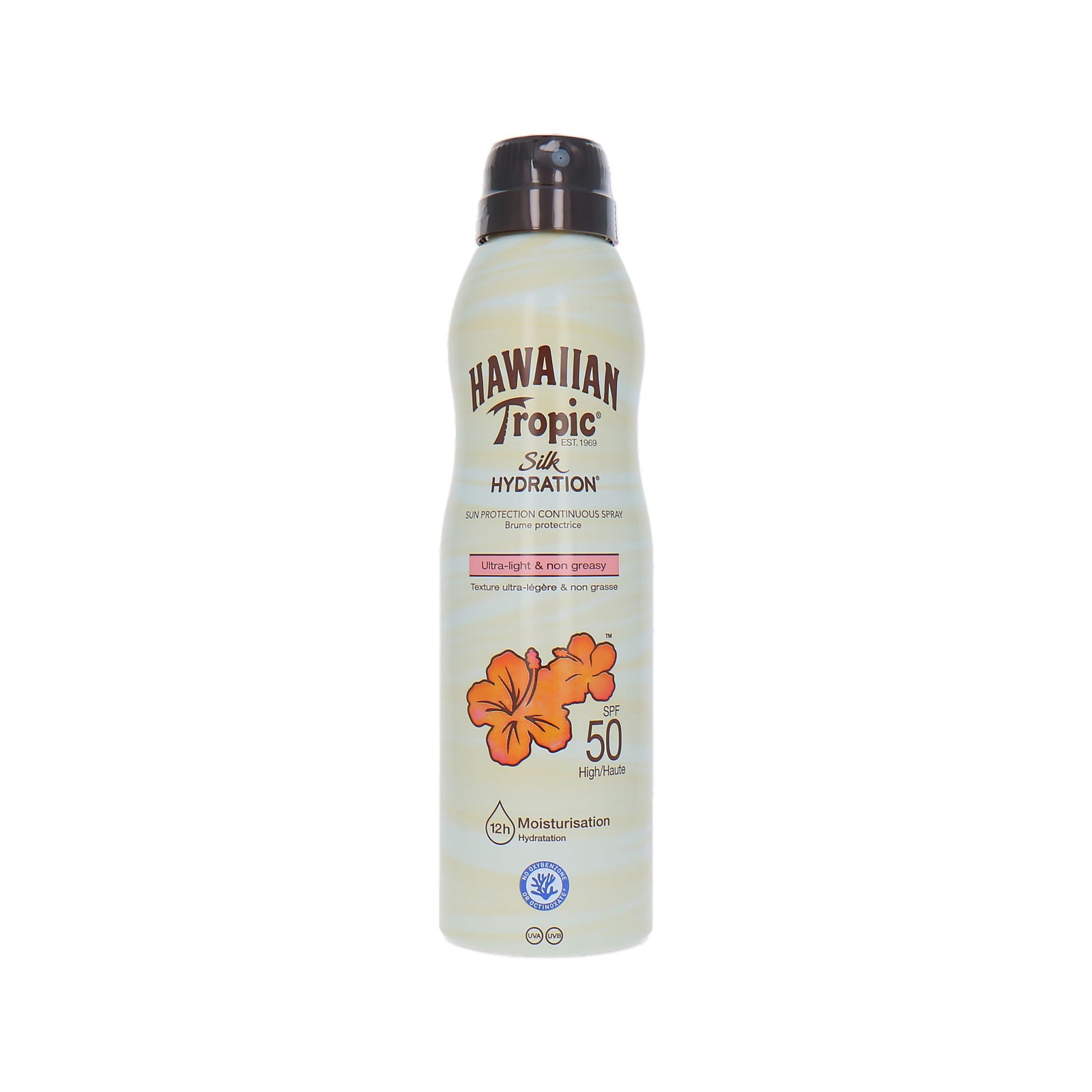 Hawaiian Tropic Silk Hydration Sun Protection Continuous Spray SPF 50 - 220 ml
