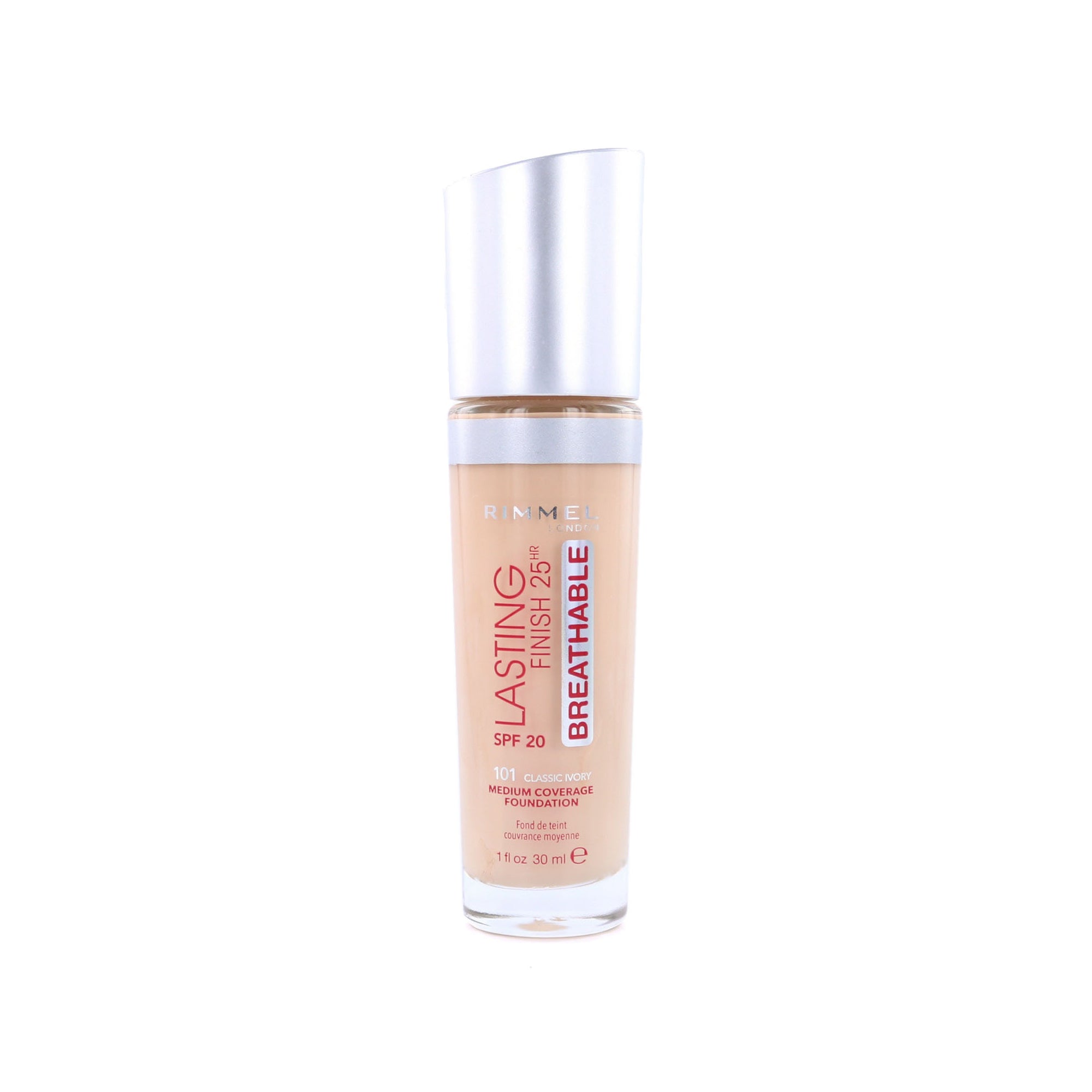 Rimmel Lasting Finish Breathable Foundation - 101 Classic Ivory