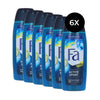 Fa Experience Active Sport Shower Gel - 6 x 250 ml