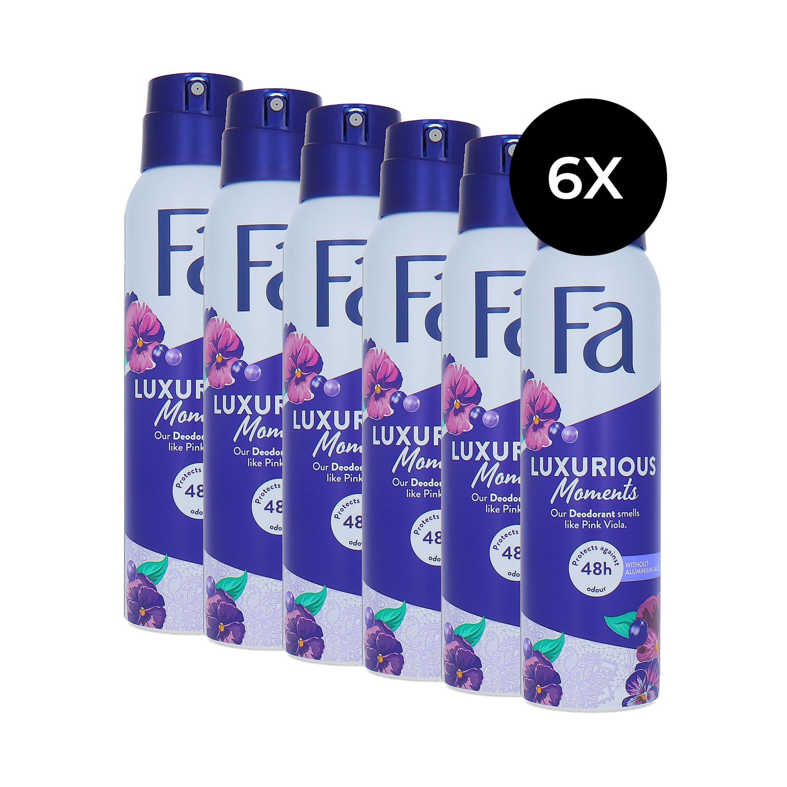 Fa Luxurious Moments Deodorant Spray - 6 x 150 ml