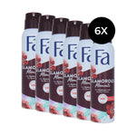 Fa Glamorous Moments Deodorant Spray - 6 x 150 ml