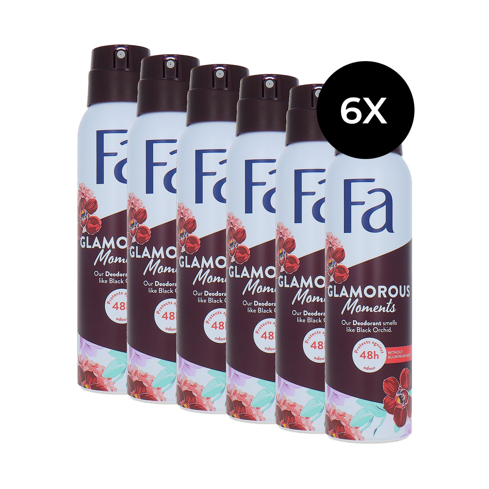Fa Glamorous Moments Deodorant Spray - 6 x 150 ml