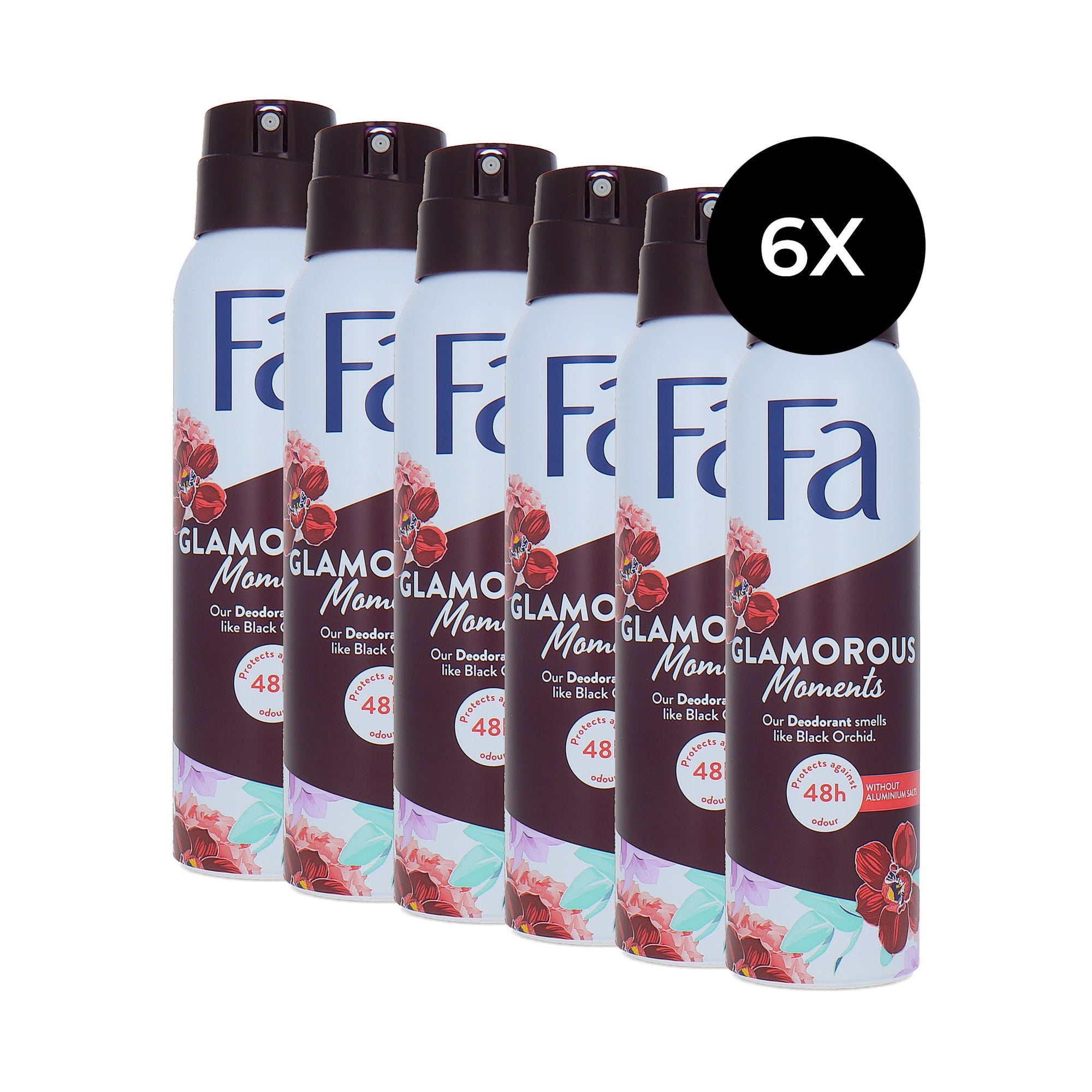 Fa Glamorous Moments Deodorant Spray - 6 x 150 ml
