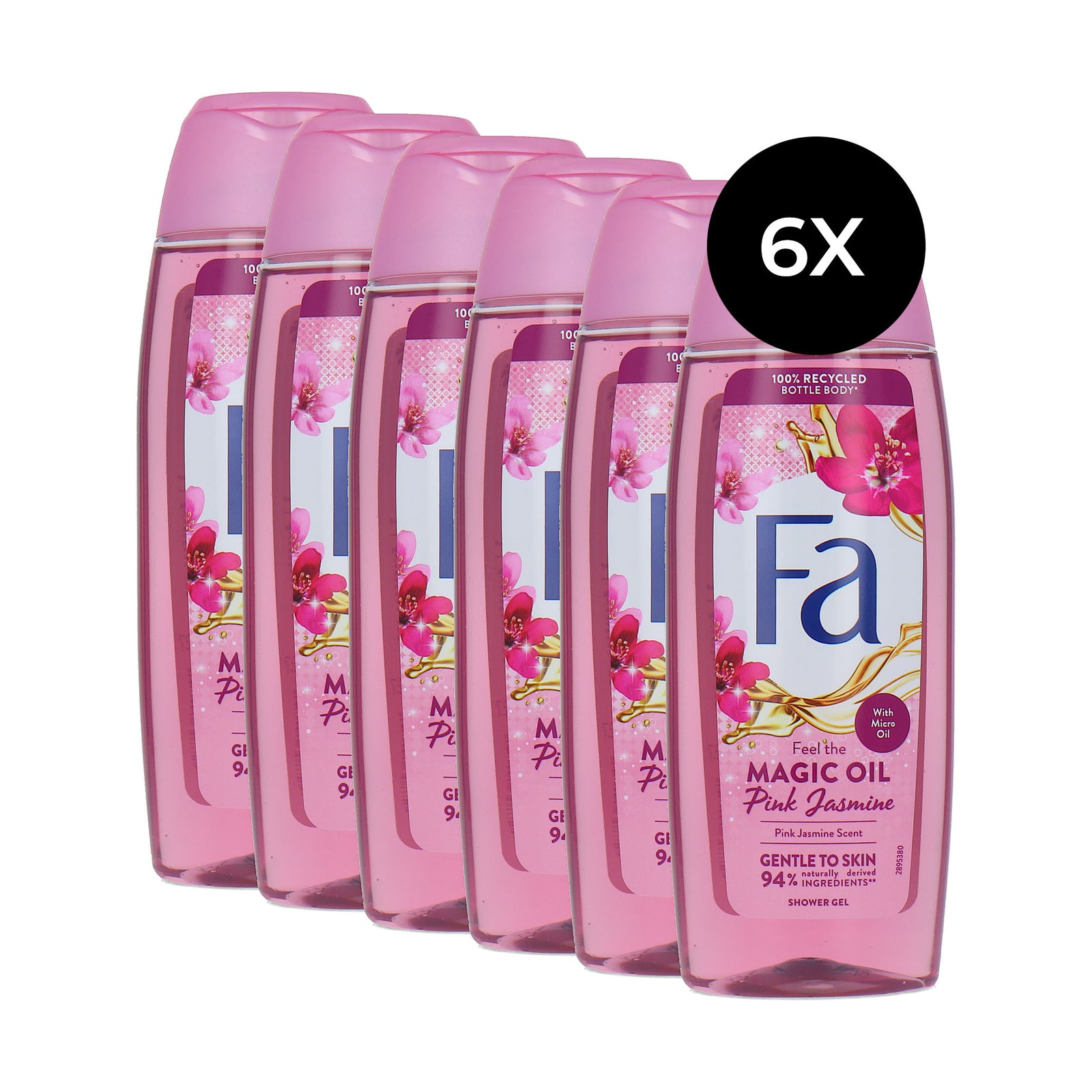 Fa Feel The Magic Oil Pink Jasmine Shower Gel - 6 x 250 ml