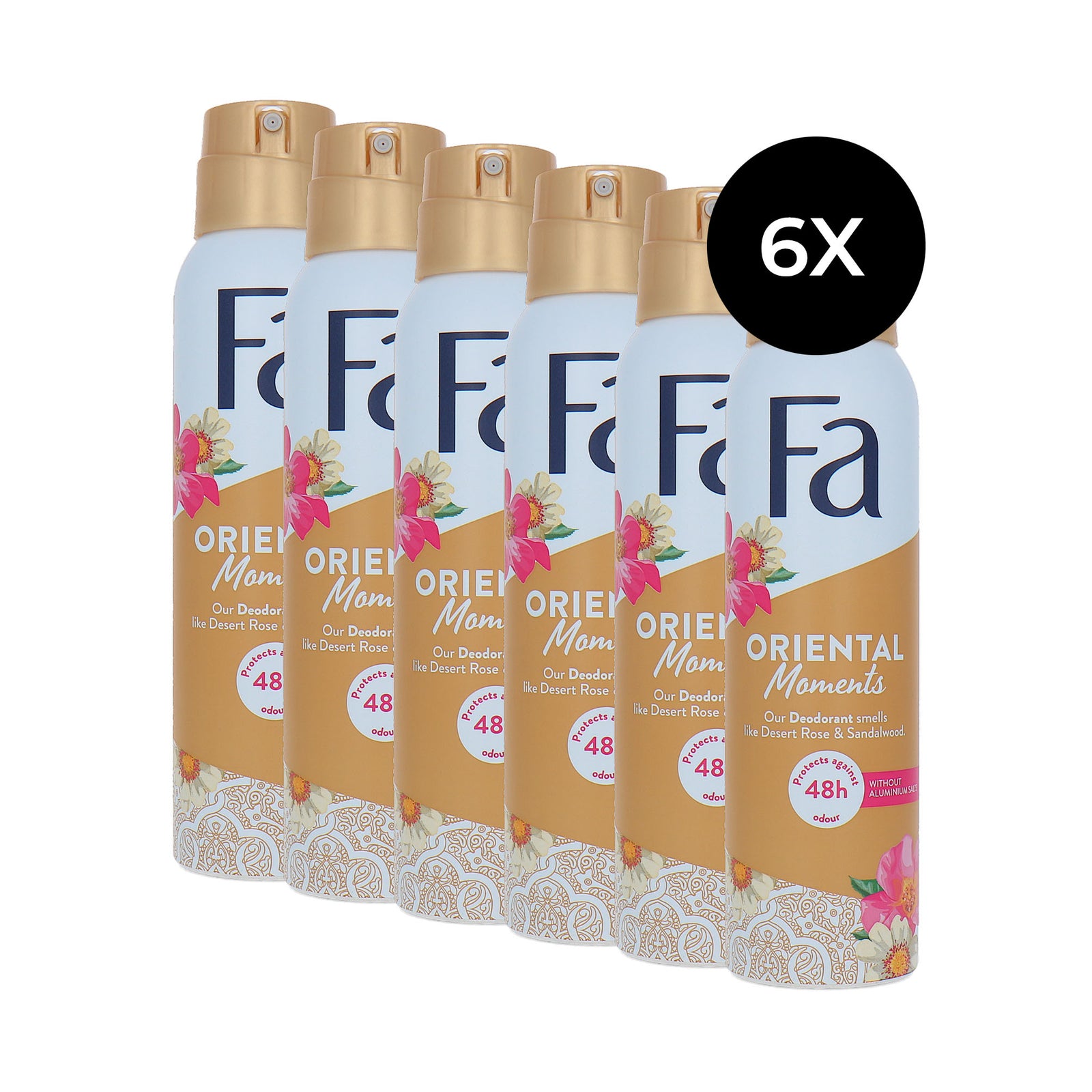 Fa Oriental Moments Deodorant Spray - 6 x 150 ml