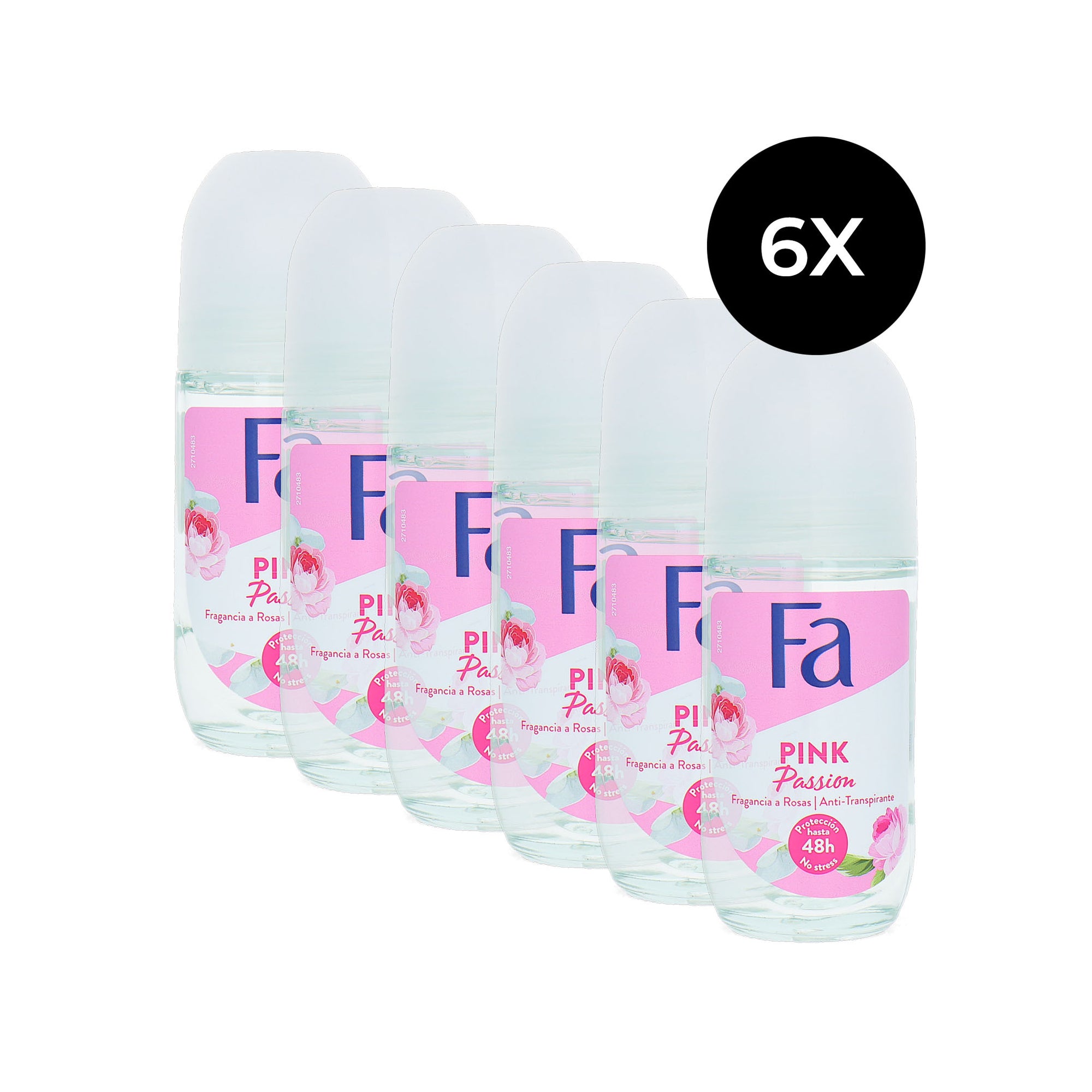 Fa Pink Passion Deo Roller - 6 x 50 ml