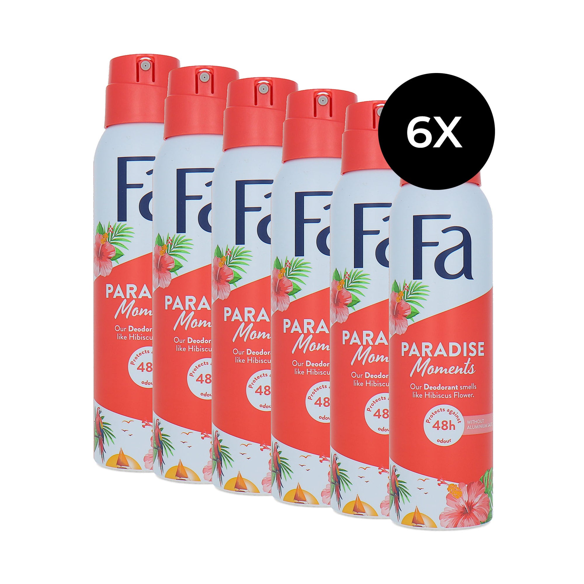 Fa Paradise Moments Deodorant Spray - 6 x 150 ml
