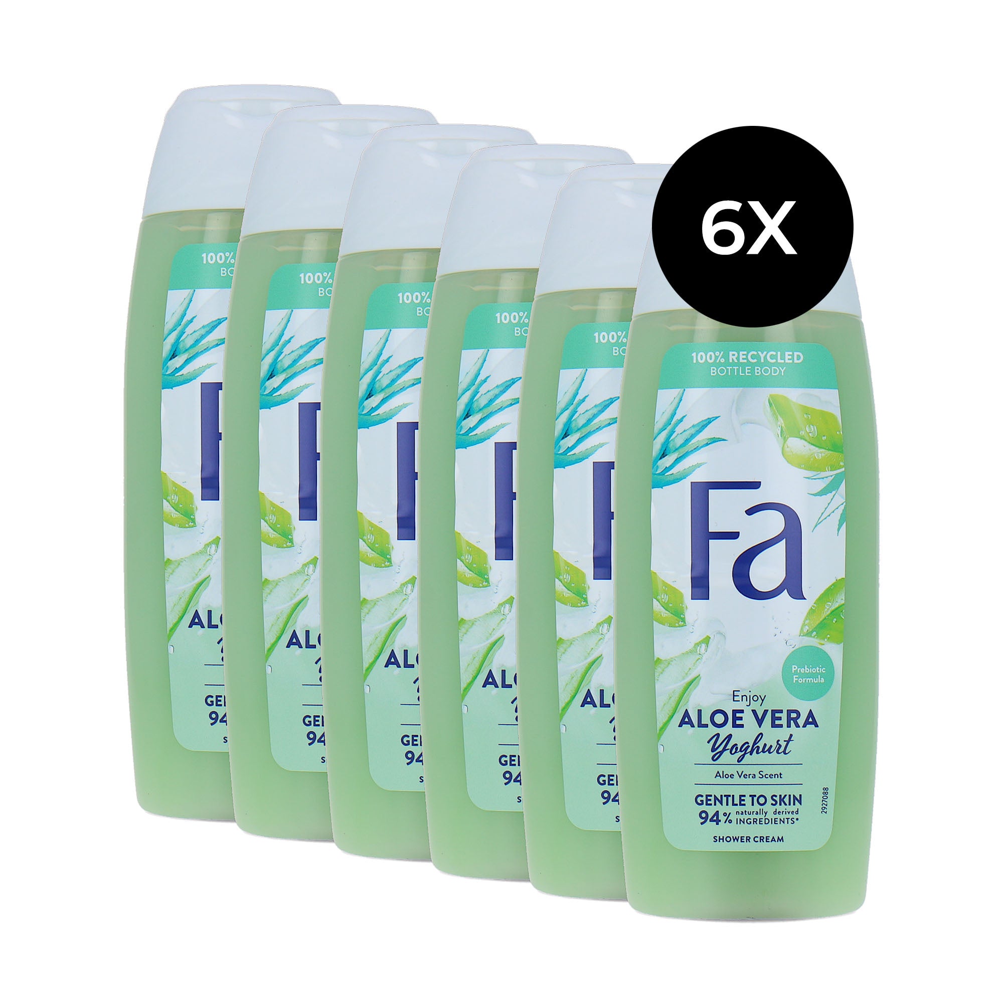 Fa Enjoy Aloe Vera Yoghurt Shower Cream - 6 x 250 ml
