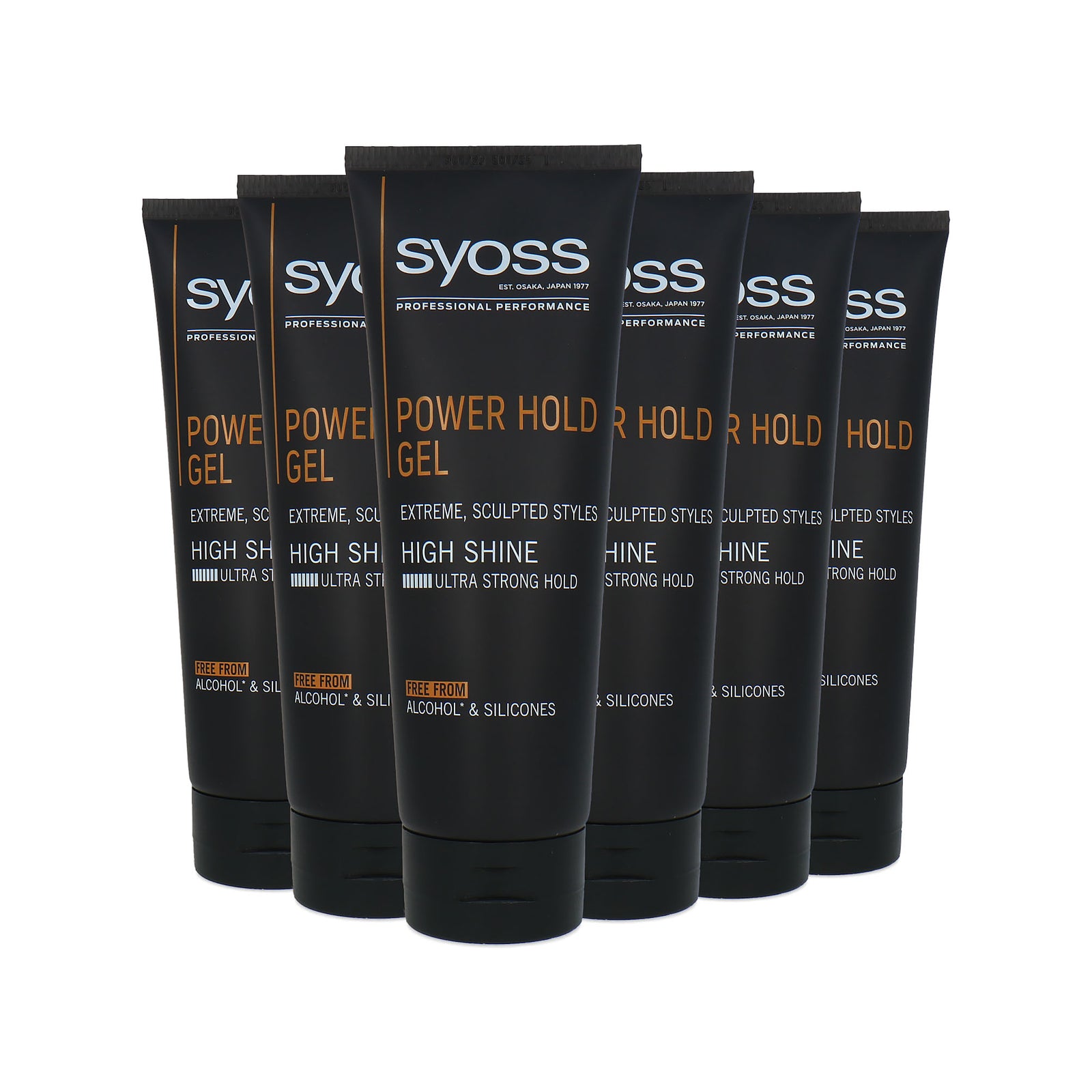 Syoss Men Power Hold Gel - 6 x 250 ml