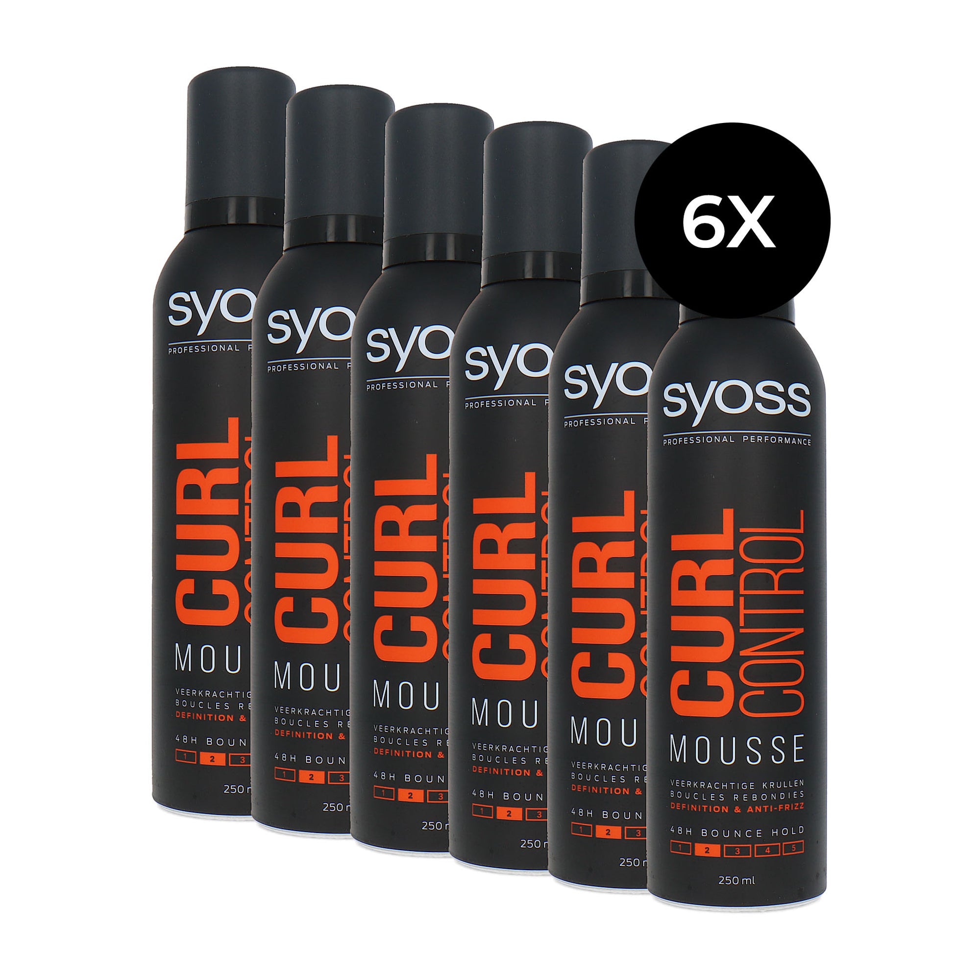 Syoss CURL Control Mousse - 6 x 250 ml