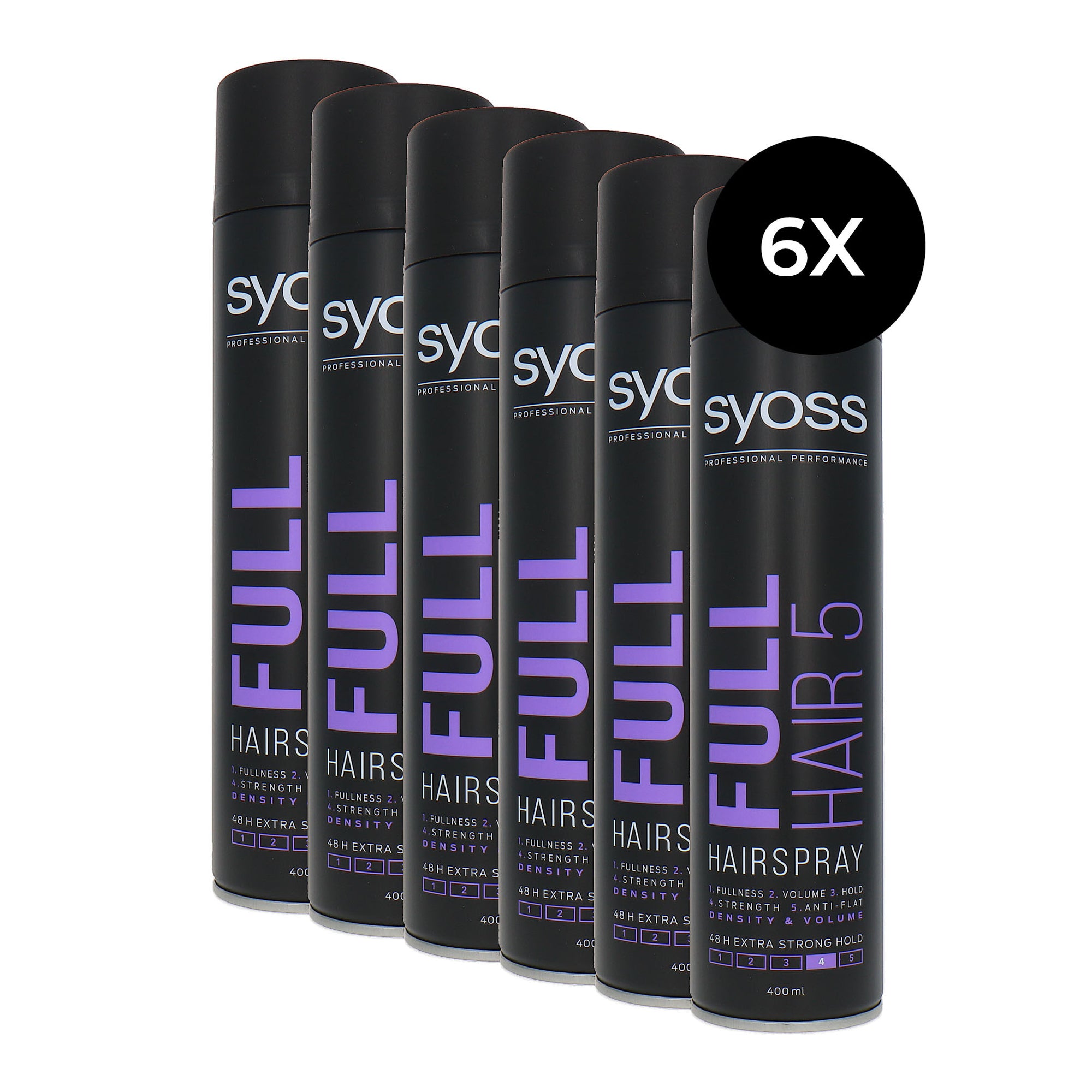 Syoss FULL Hair Haarspray - 6 x 400 ml